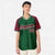 Custom Kelly Green Crimson White Authentic Colored Buttons Baseball Jersey