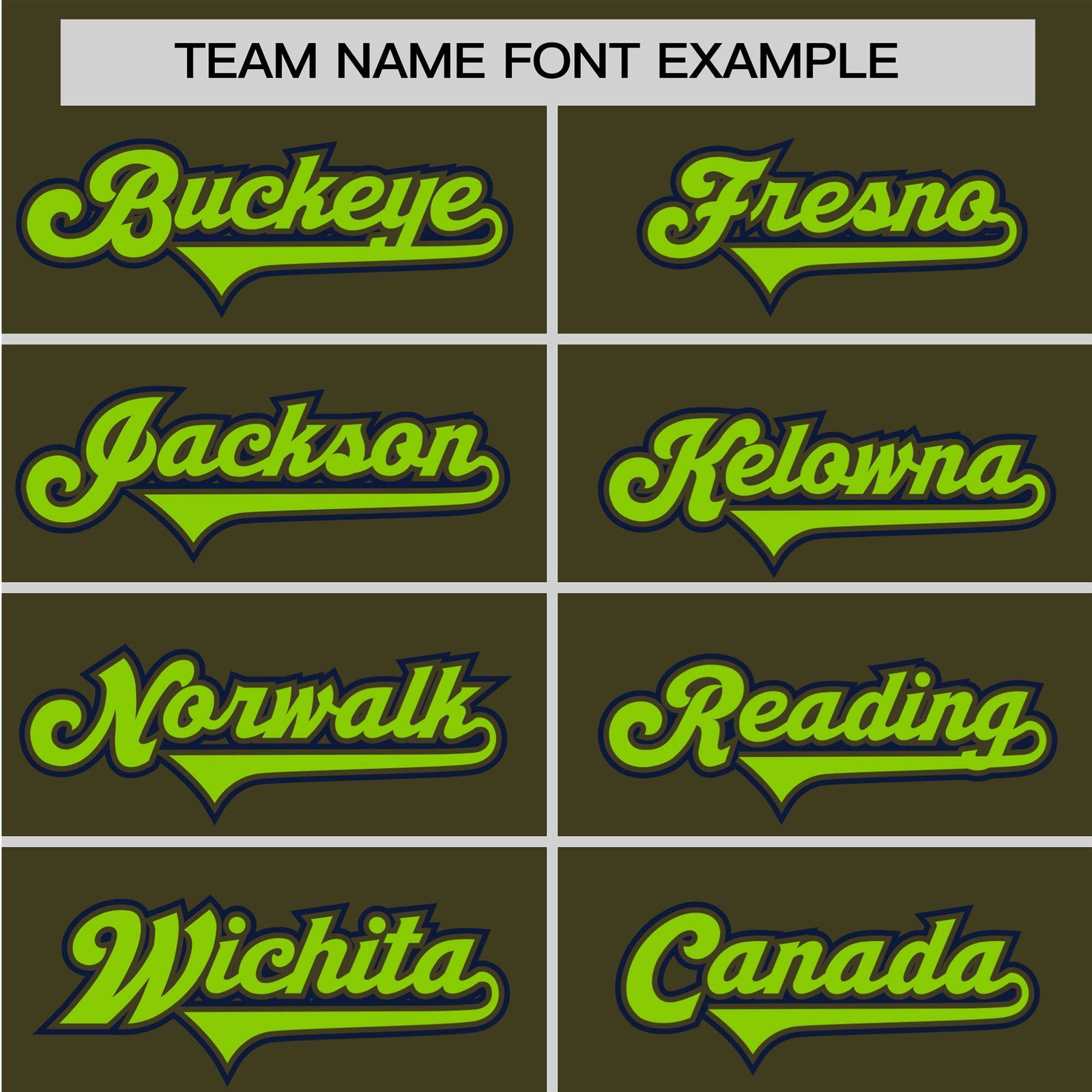 Custom Olive Neon Green Black Authentic Colored Buttons Baseball Jersey