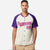 Custom Cream Purple Pink Authentic Colored Buttons Baseball Jersey