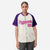 Custom Cream Purple Pink Authentic Colored Buttons Baseball Jersey