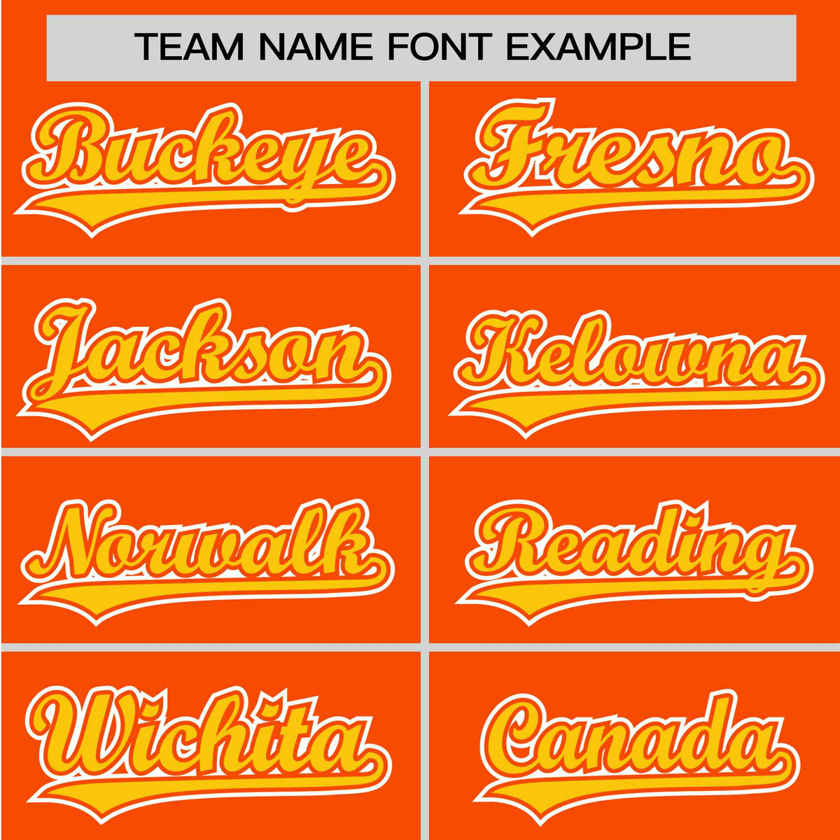 Custom Orange Yellow White Authentic Colored Buttons Baseball Jersey