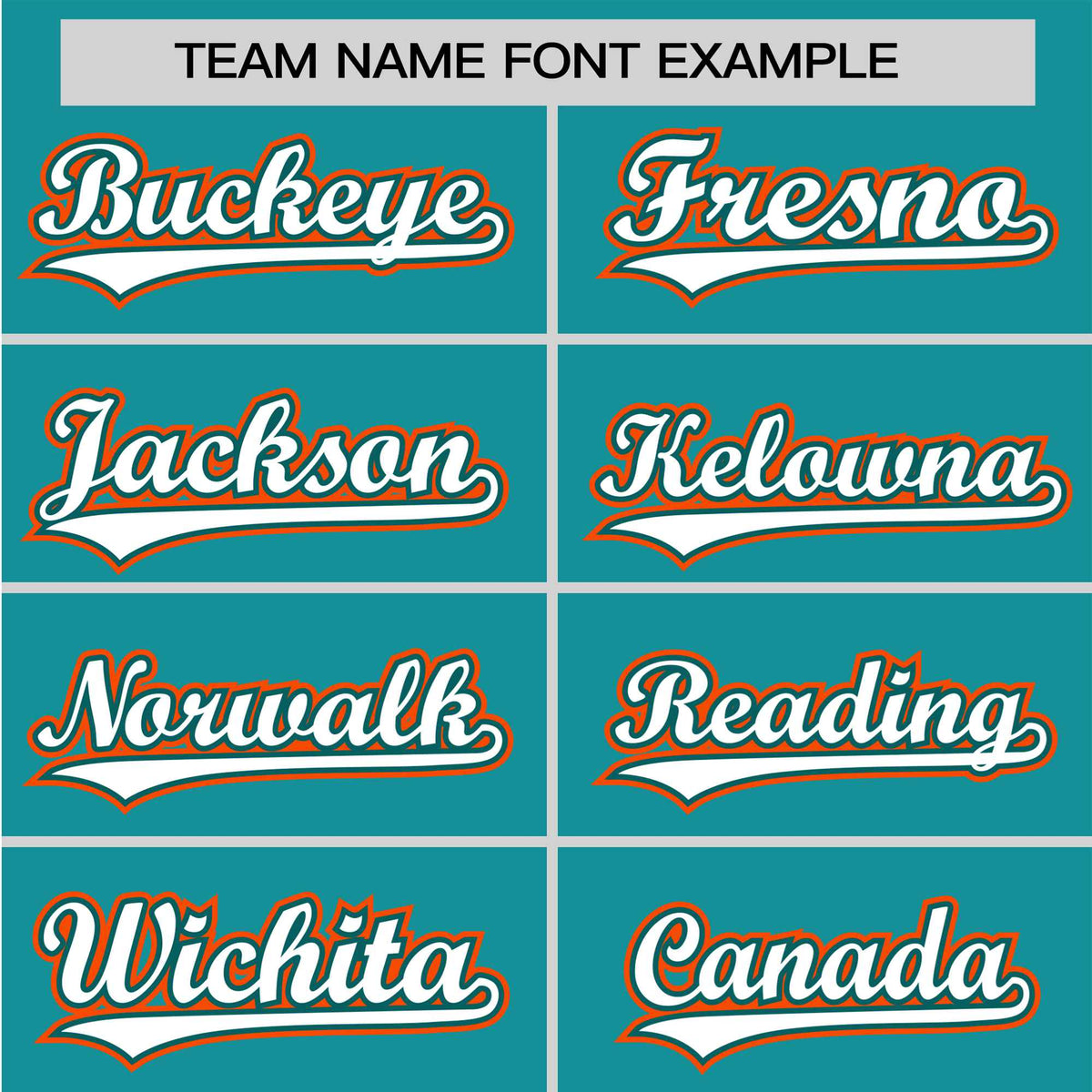 Custom Aqua White Orange Authentic Colored Buttons Baseball Jersey