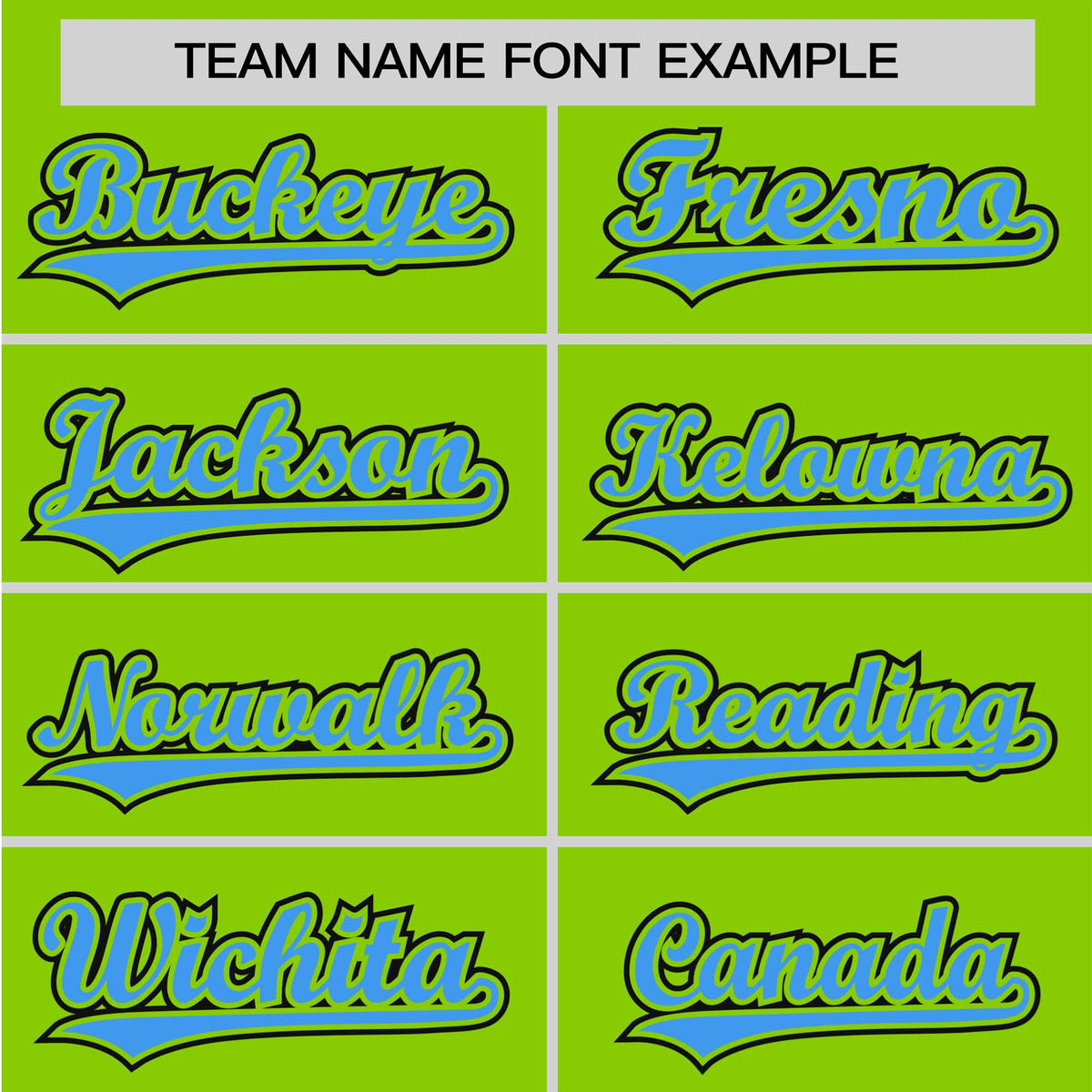 Custom Neon Green Blue Black Authentic Colored Buttons Baseball Jersey