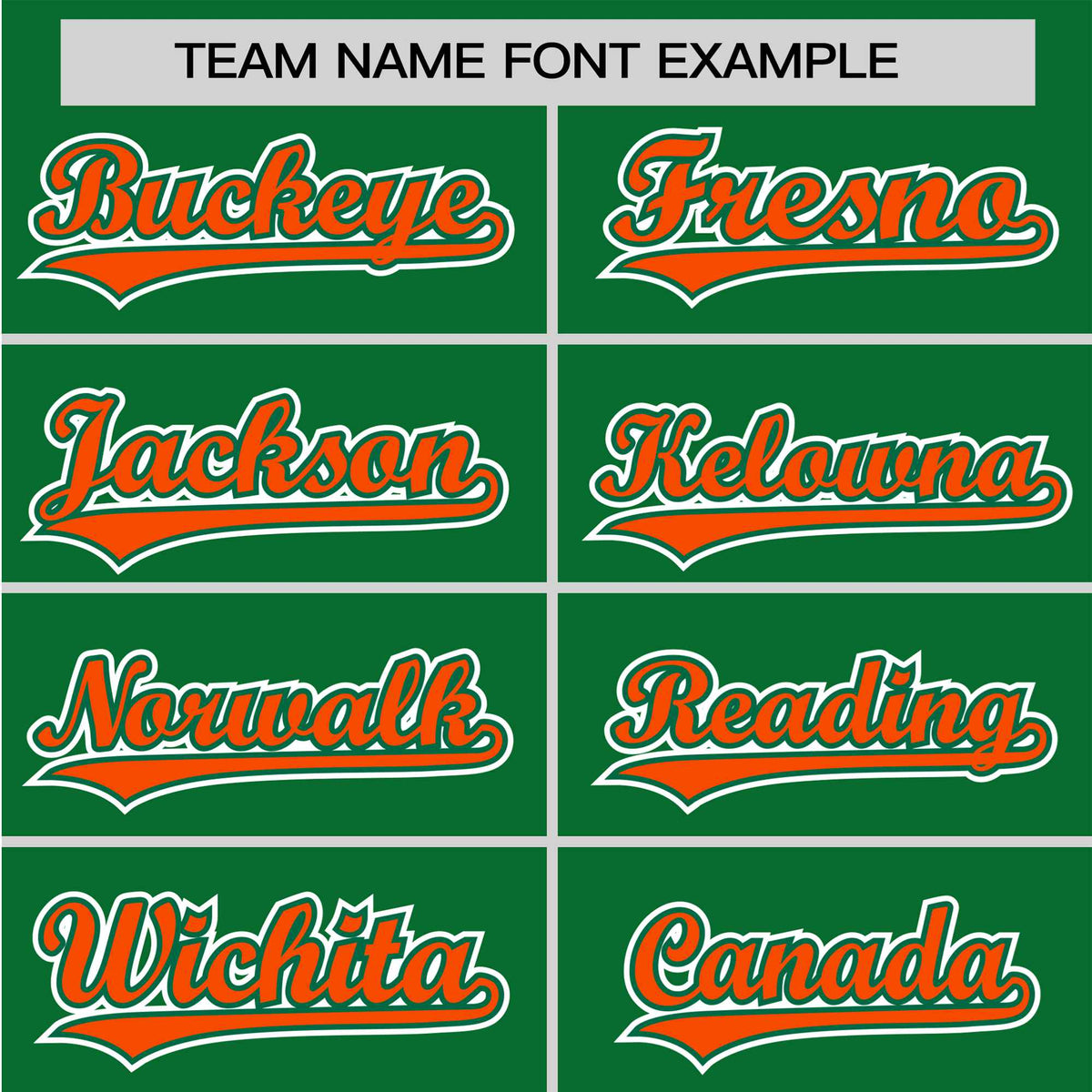 Custom Kelly Green Orange White Authentic Colored Buttons Baseball Jersey