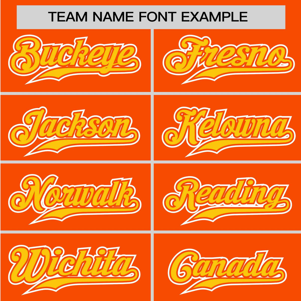 Custom Orange Yellow White Authentic Colored Buttons Baseball Jersey