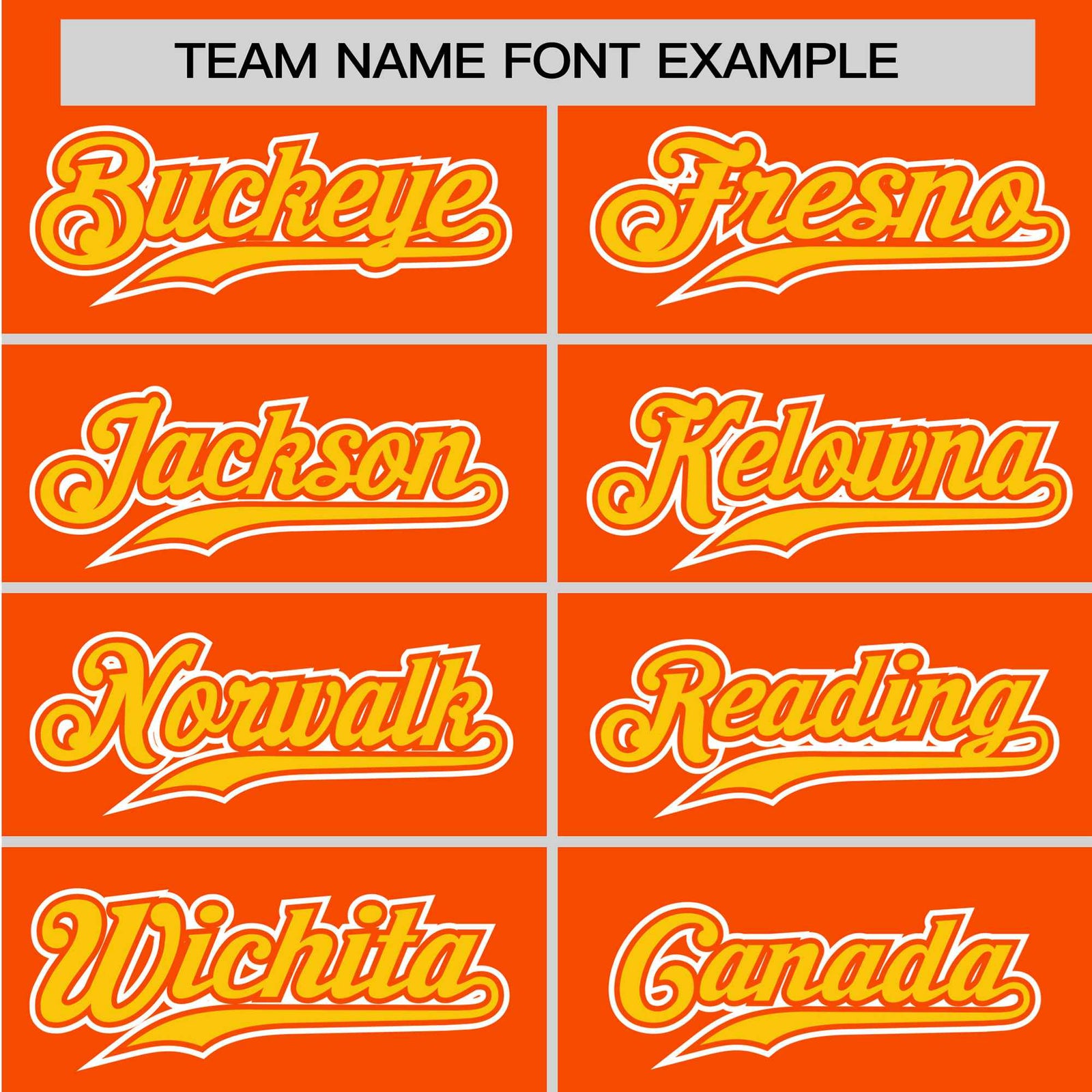 Custom Orange Yellow White Authentic Colored Buttons Baseball Jersey