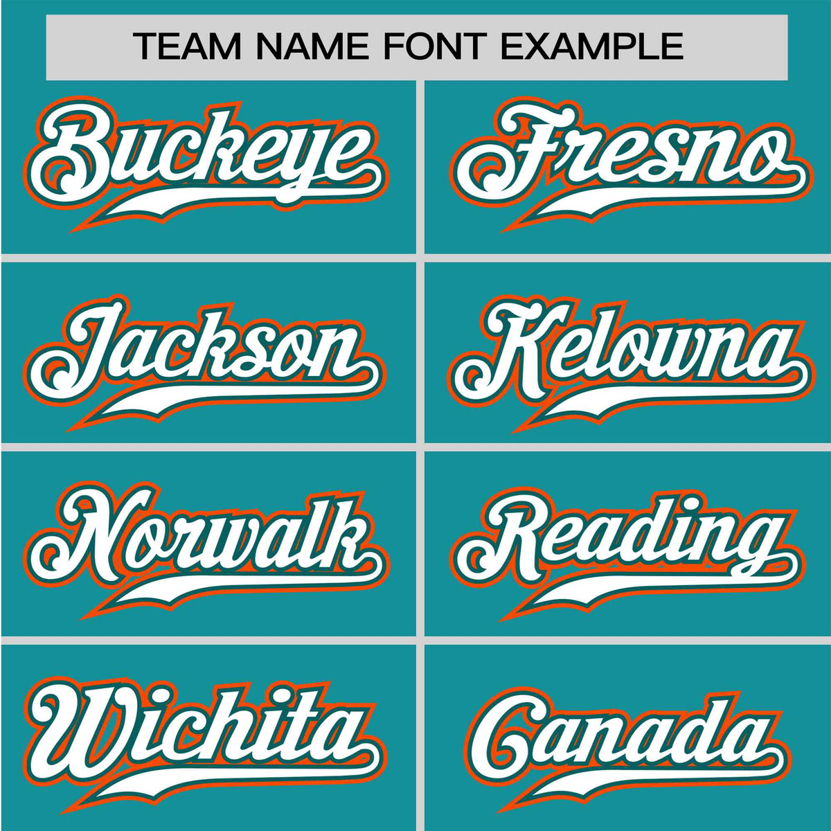 Custom Aqua White Orange Authentic Colored Buttons Baseball Jersey