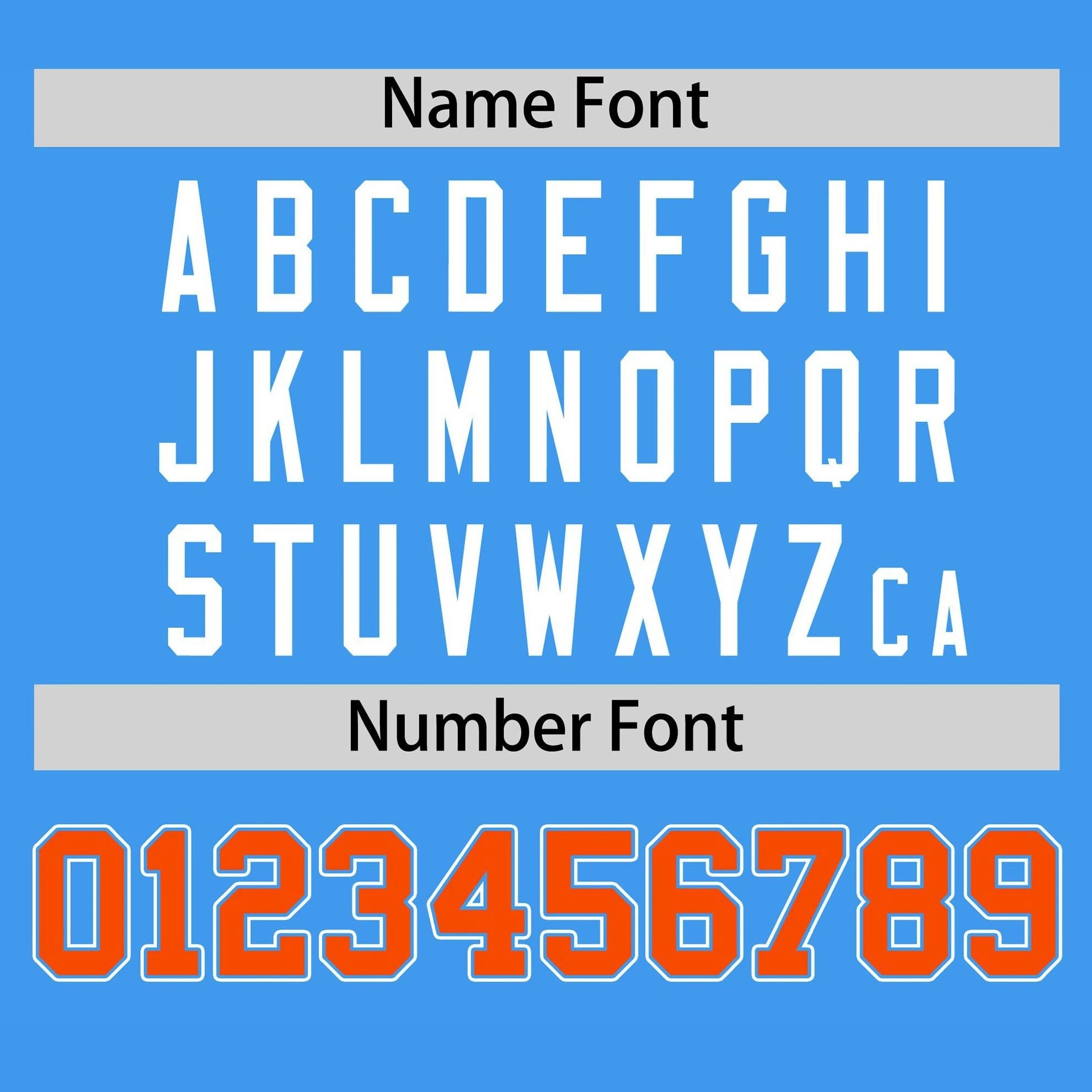 Custom Blue Orange White Authentic Colored Buttons Baseball Jersey