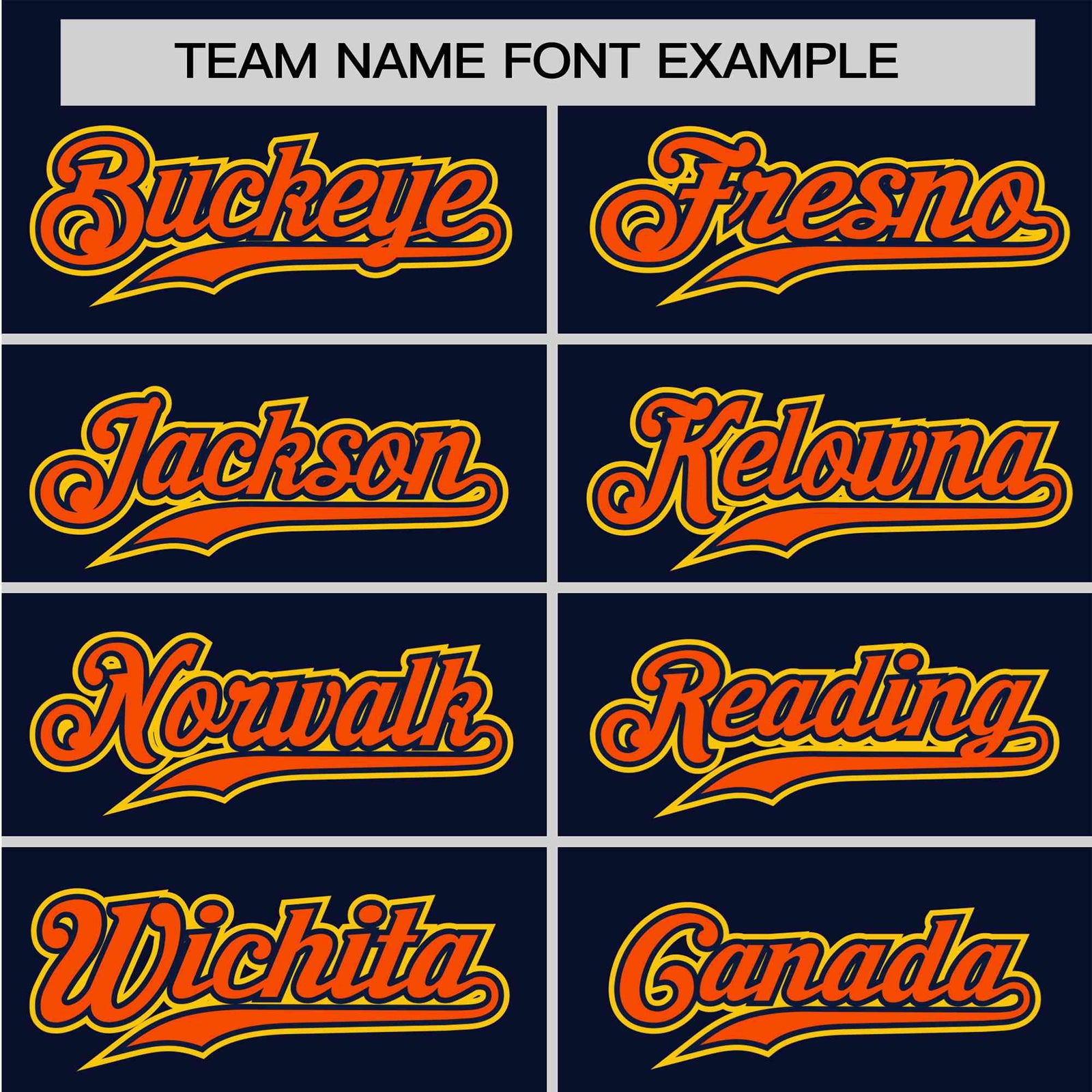 Custom Navy Orange Yellow Authentic Colored Buttons Baseball Jersey