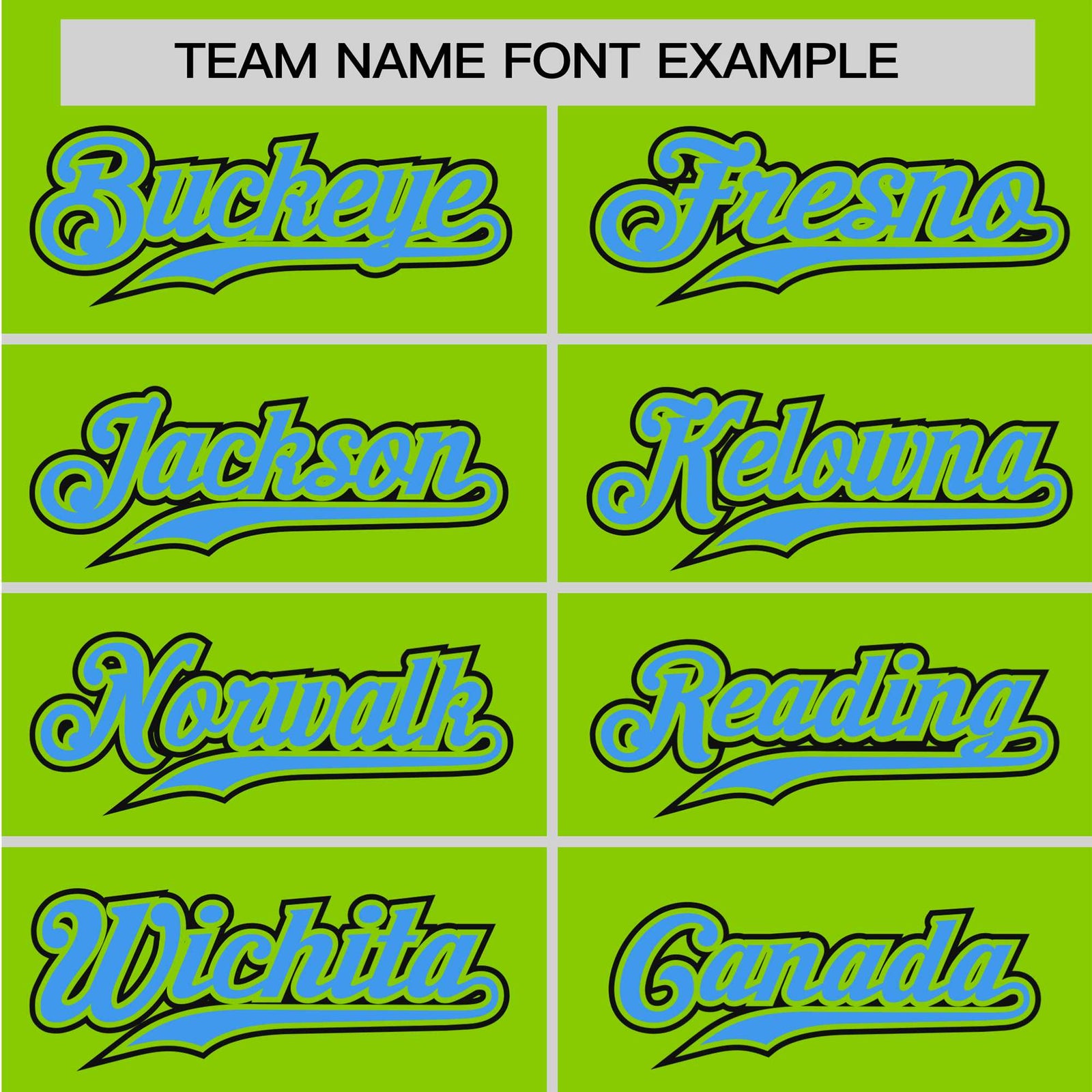 Custom Neon Green Blue Black Authentic Colored Buttons Baseball Jersey