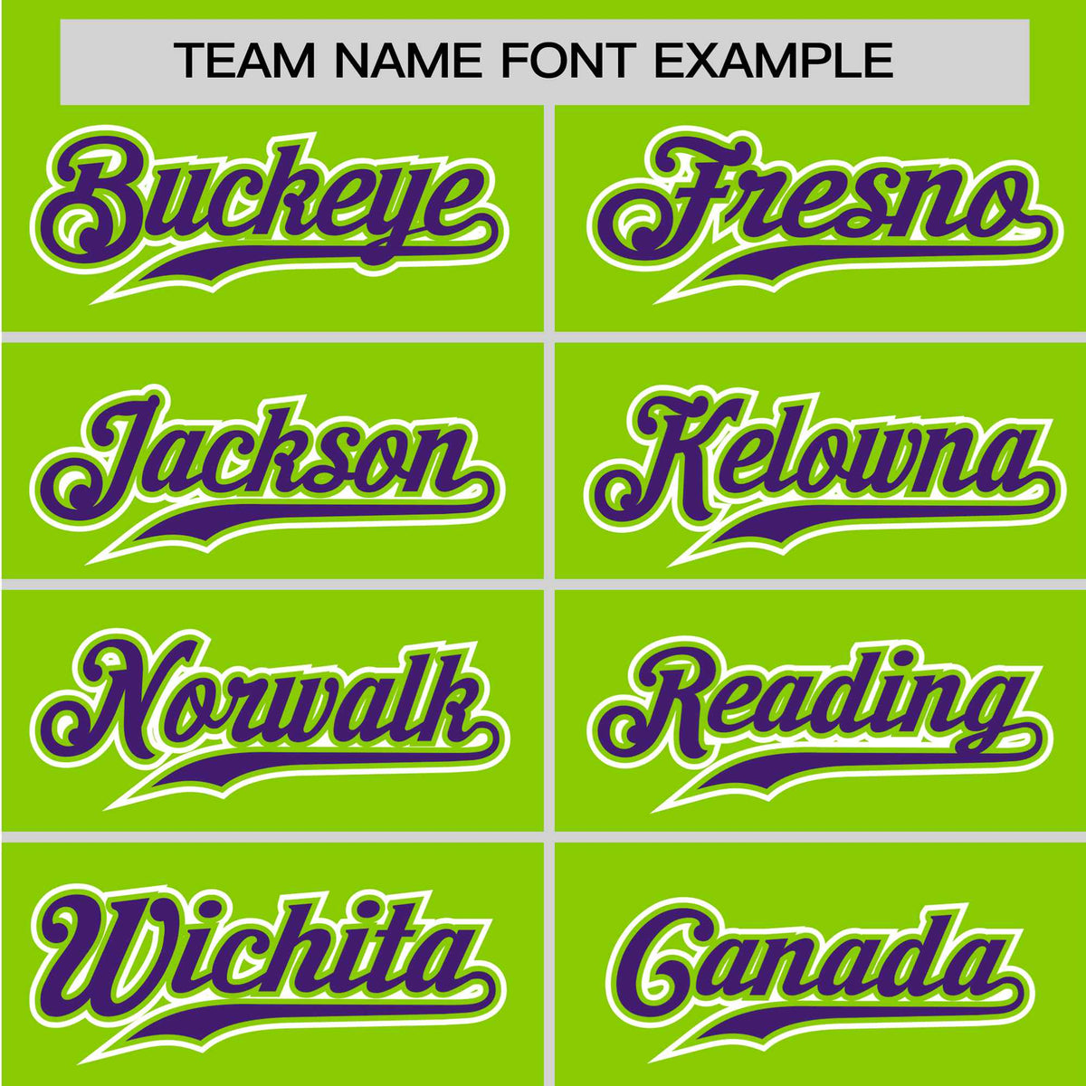 Custom Neon Green Purple White Authentic Colored Buttons Baseball Jersey