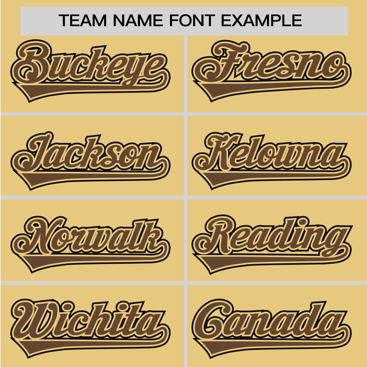 Custom Old Gold Brown Black Authentic Colored Buttons Baseball Jersey