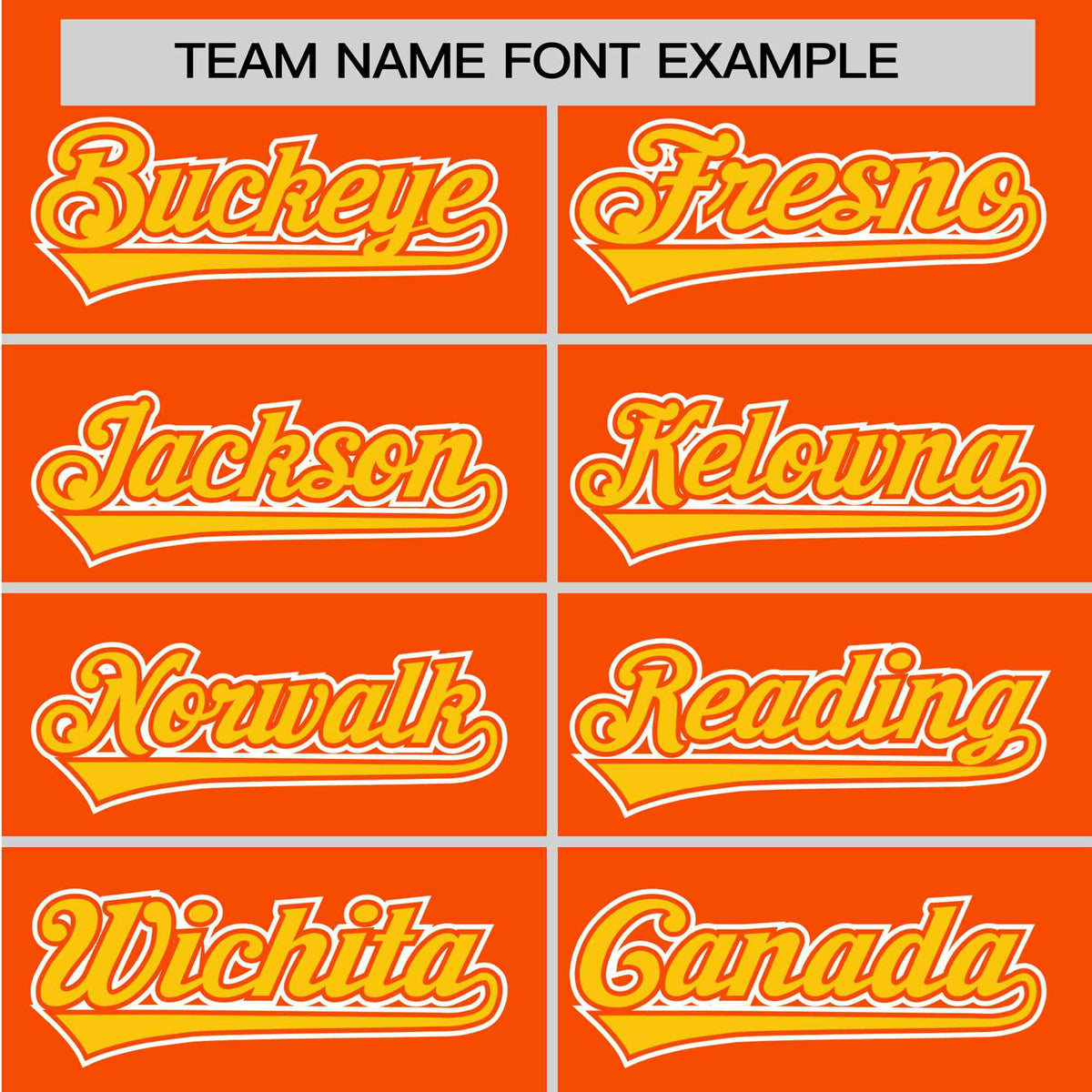 Custom Orange Yellow White Authentic Colored Buttons Baseball Jersey