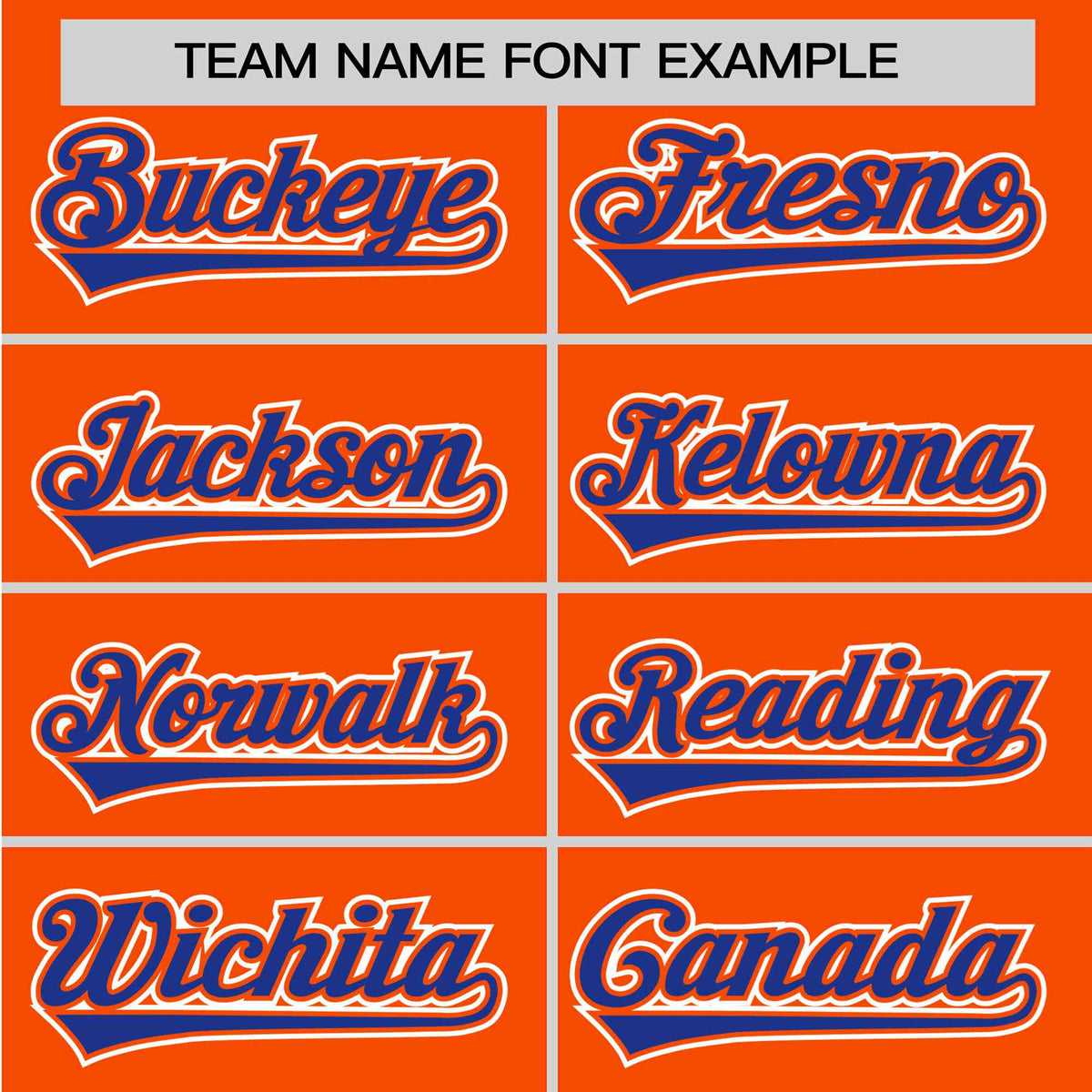 Custom Orange Blue White Authentic Colored Buttons Baseball Jersey