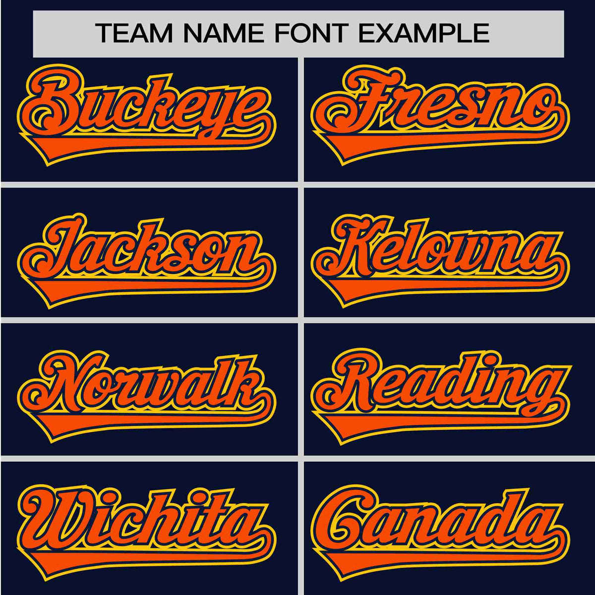 Custom Navy Orange Yellow Authentic Colored Buttons Baseball Jersey