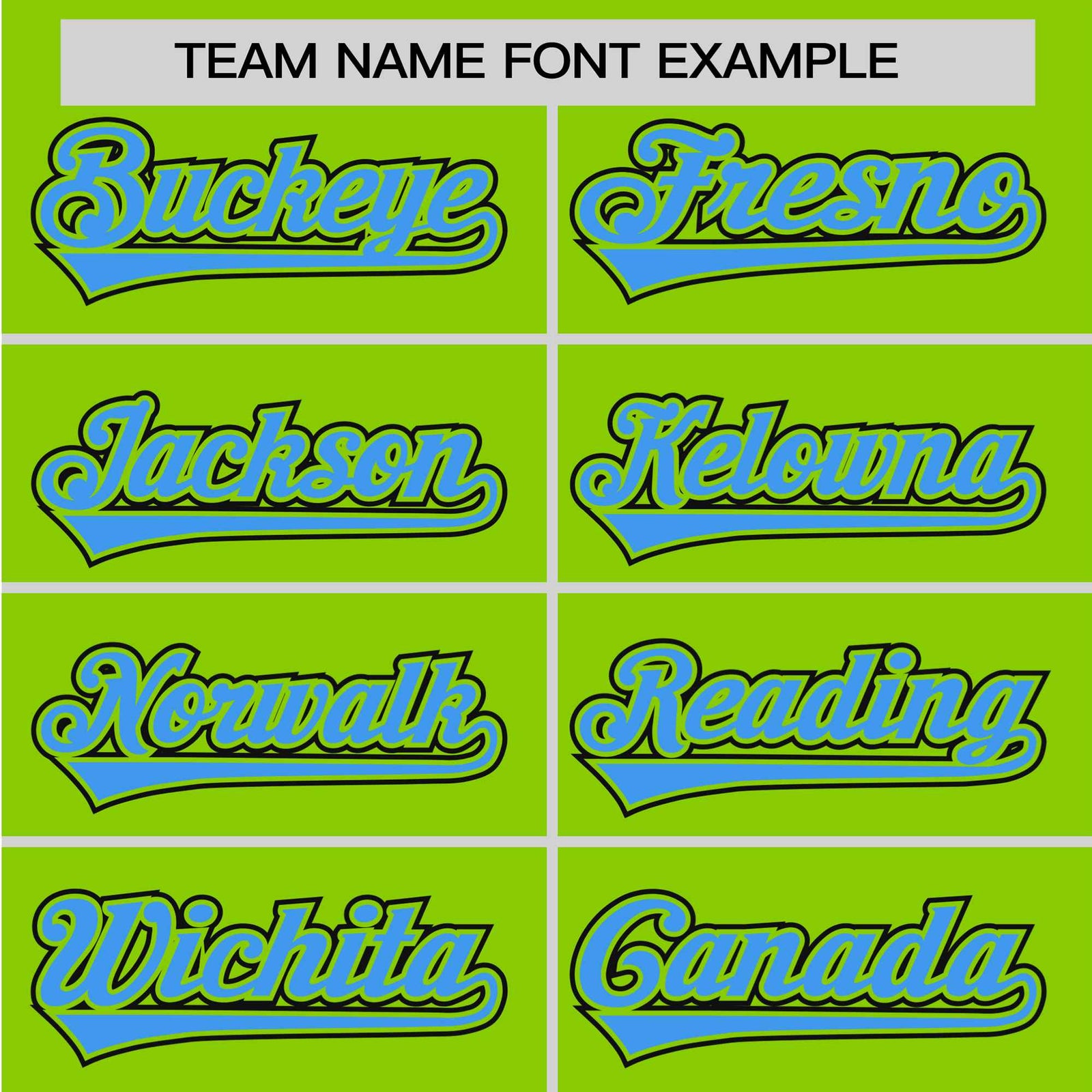 Custom Neon Green Blue Black Authentic Colored Buttons Baseball Jersey