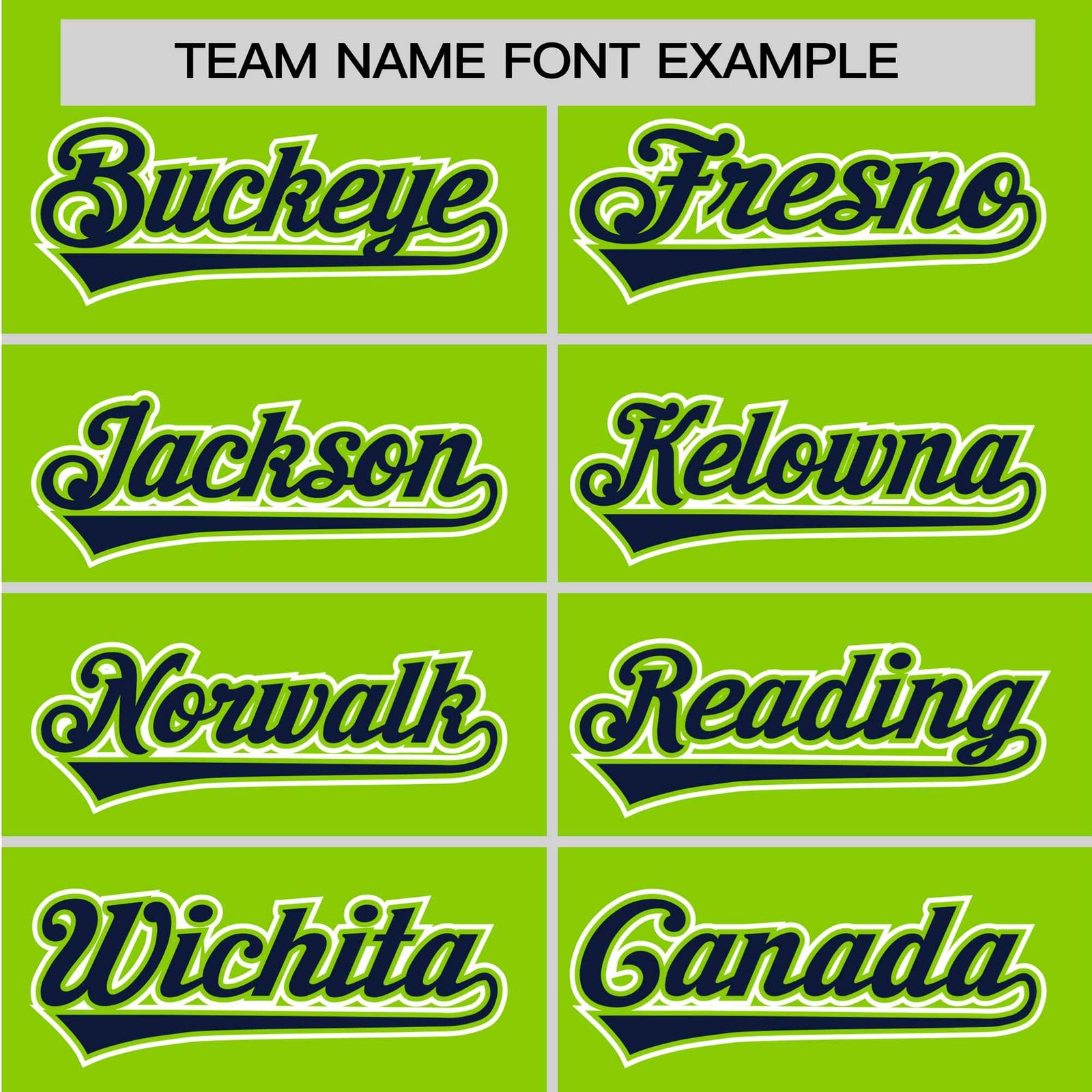 Custom Neon Green Navy White Authentic Colored Buttons Baseball Jersey