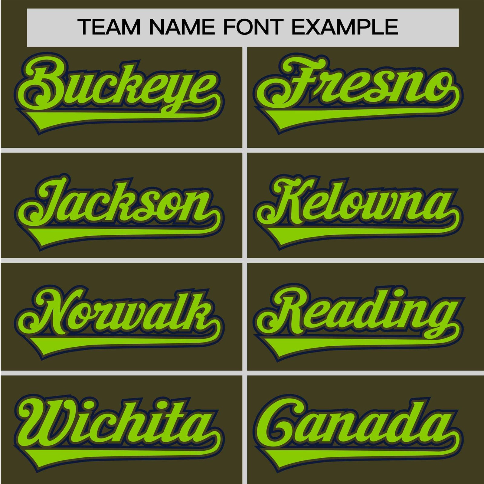 Custom Olive Neon Green Black Authentic Colored Buttons Baseball Jersey