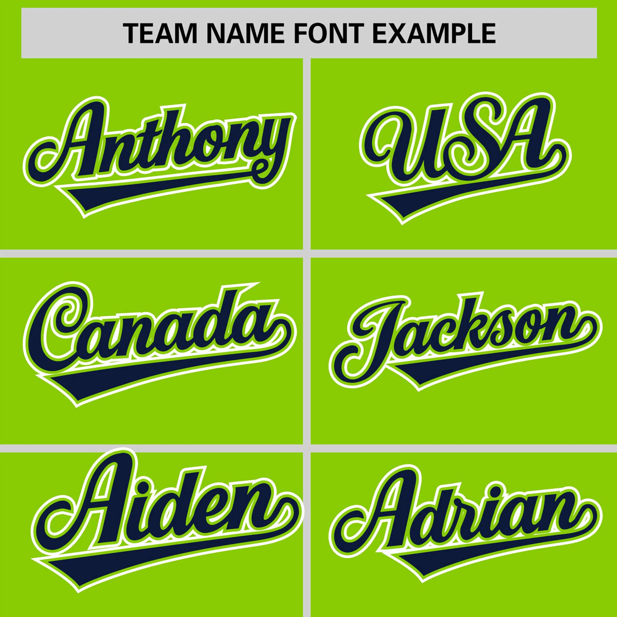 Custom Neon Green Navy White Authentic Colored Buttons Baseball Jersey