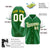 Custom Kelly Green White Yellow Authentic Colored Buttons Baseball Jersey