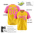 Custom Yellow Pink White Authentic Colored Buttons Baseball Jersey