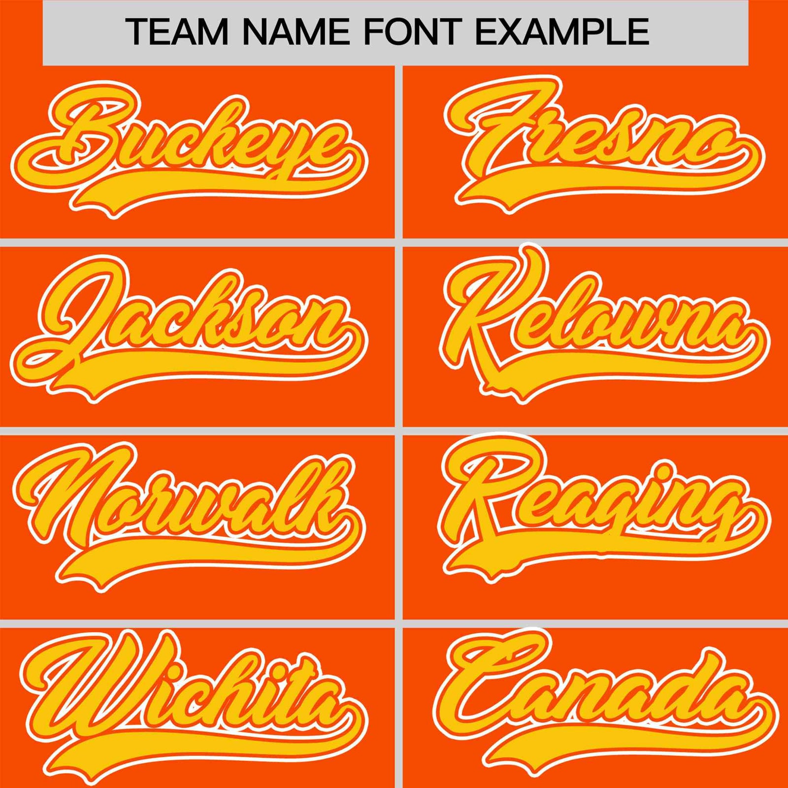 Custom Orange Yellow White Authentic Colored Buttons Baseball Jersey