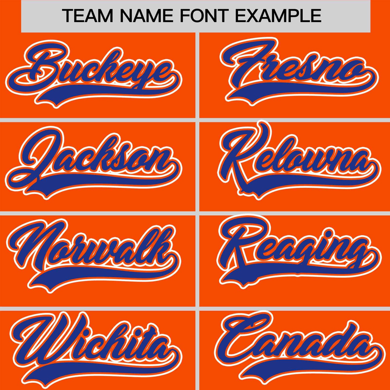 Custom Orange Blue White Authentic Colored Buttons Baseball Jersey