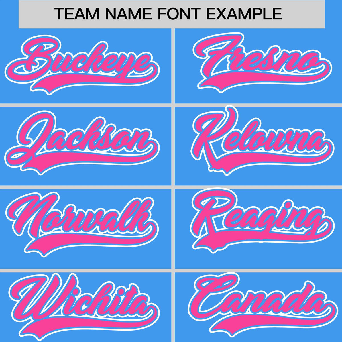 Custom Blue Pink White Authentic Colored Buttons Baseball Jersey