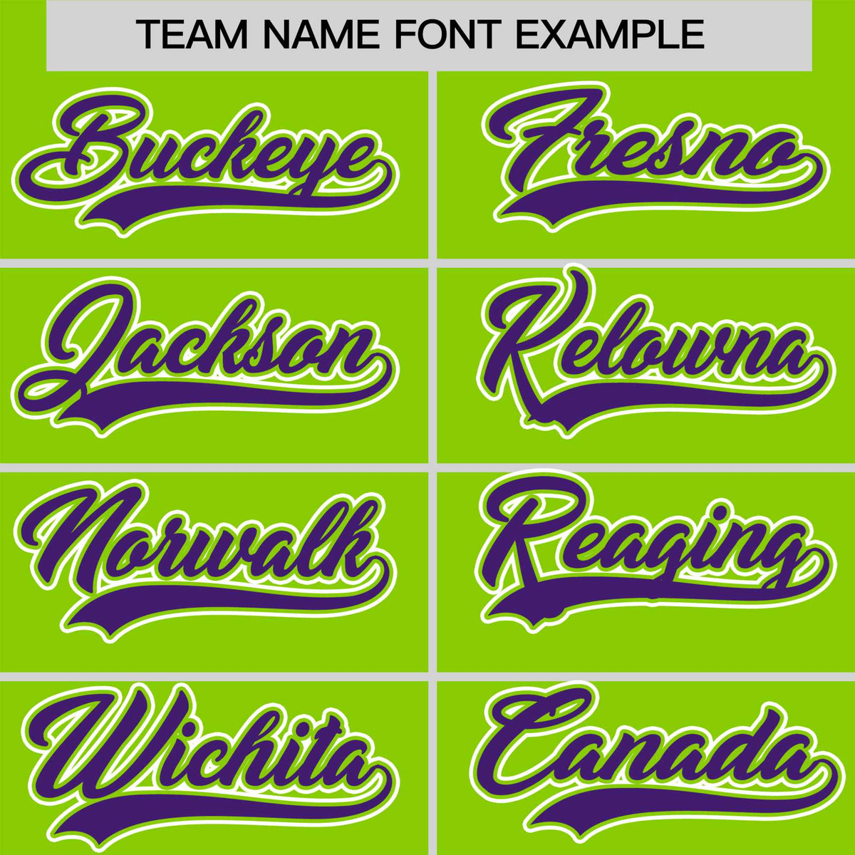 Custom Neon Green Purple White Authentic Colored Buttons Baseball Jersey