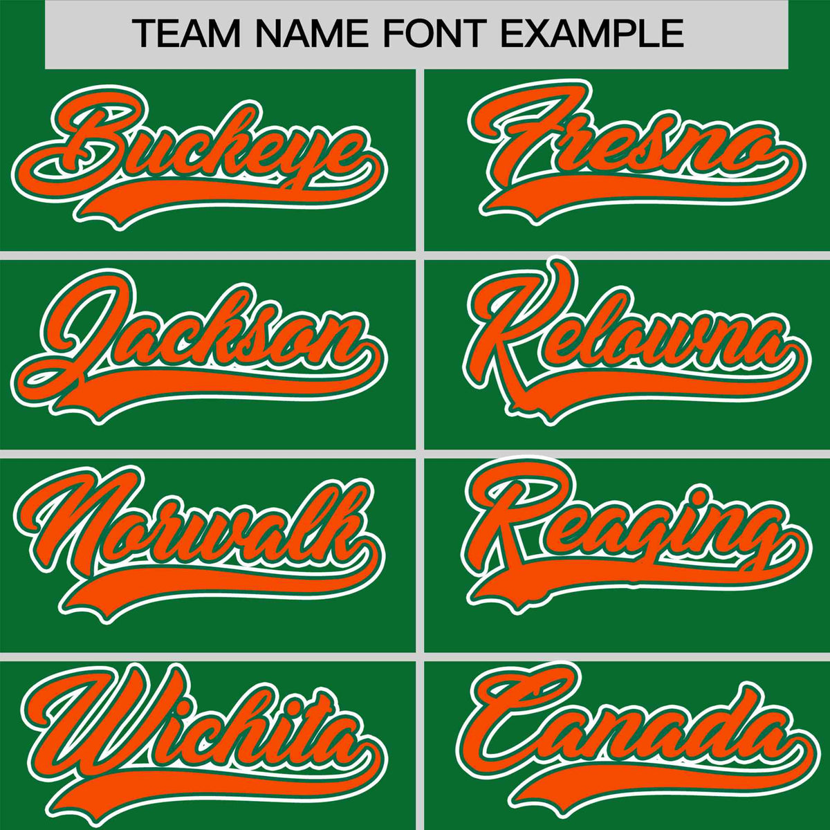 Custom Kelly Green Orange White Authentic Colored Buttons Baseball Jersey