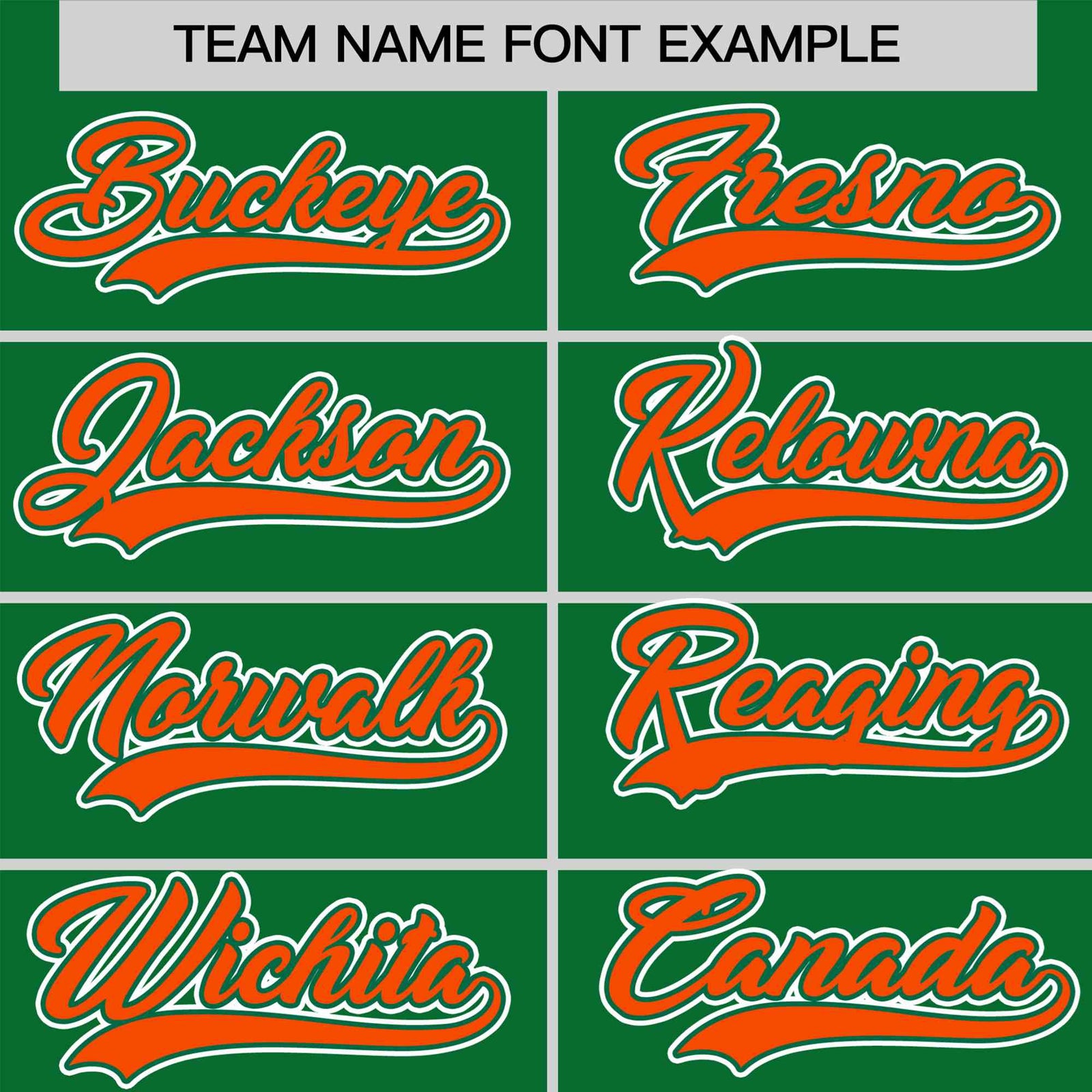 Custom Kelly Green Orange White Authentic Colored Buttons Baseball Jersey