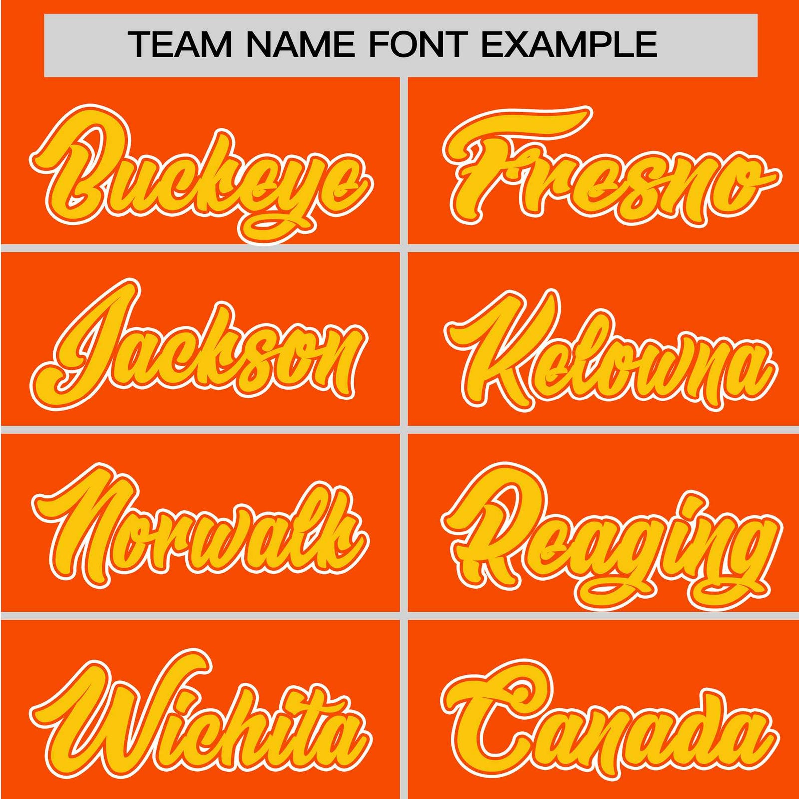 Custom Orange Yellow White Authentic Colored Buttons Baseball Jersey