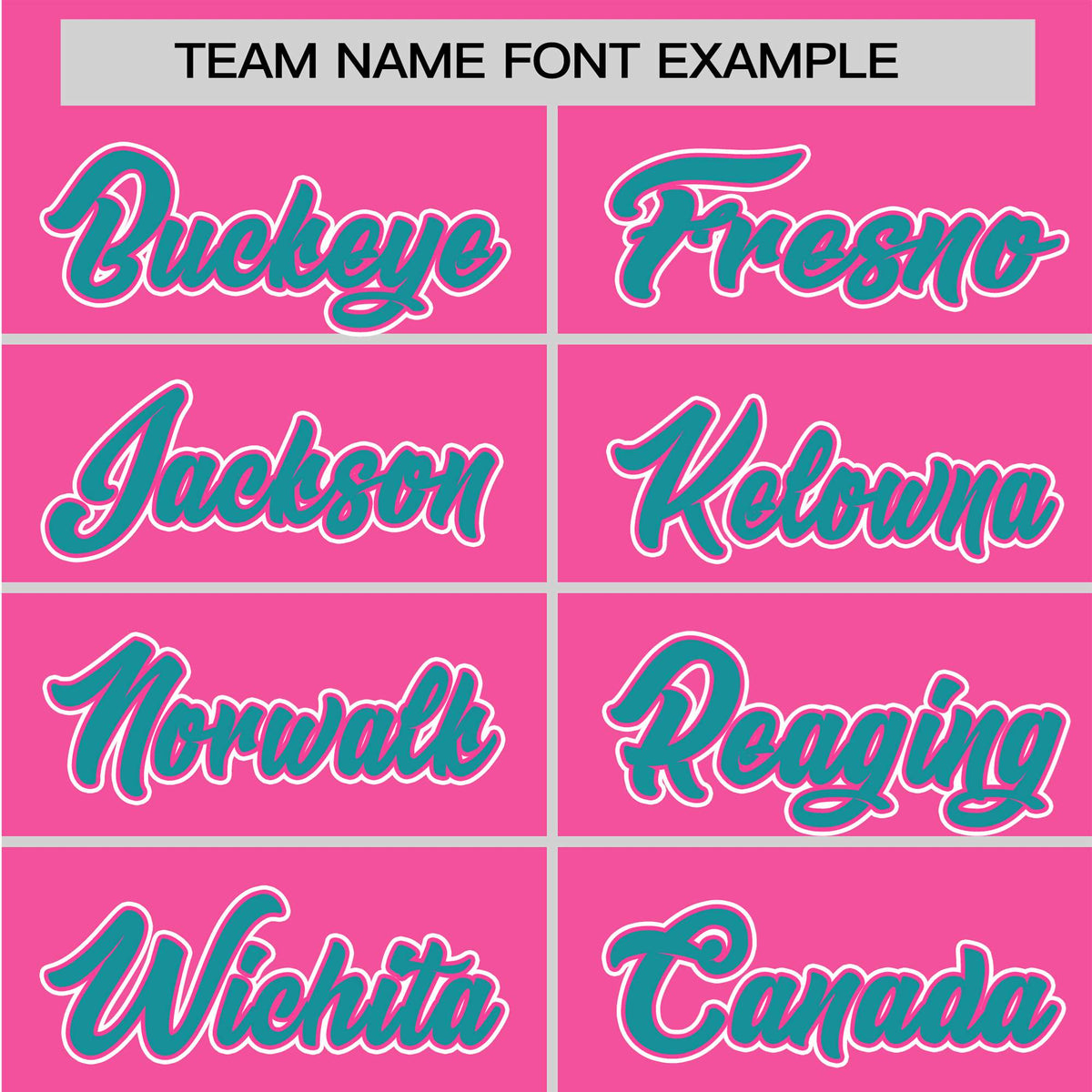 Custom Pink Aqua White Authentic Colored Buttons Baseball Jersey