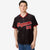 Custom Black Red Pinstripe Red-White Authentic Baseball Jersey