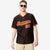 Custom Black Bay-Orange Pinstripe Bay-Orange White Authentic Baseball Jersey