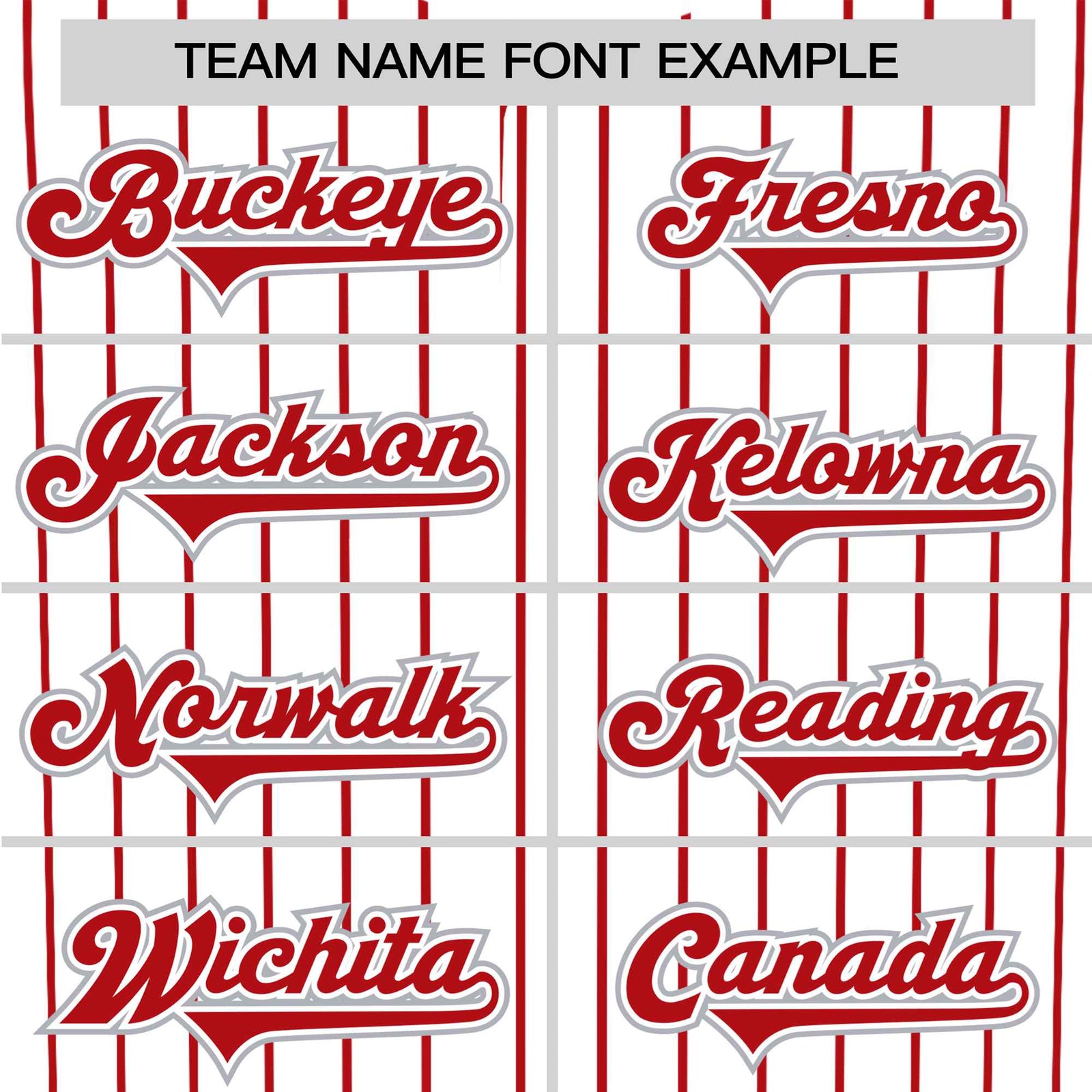 Custom White Red Pinstripe White-Red Authentic Baseball Jersey