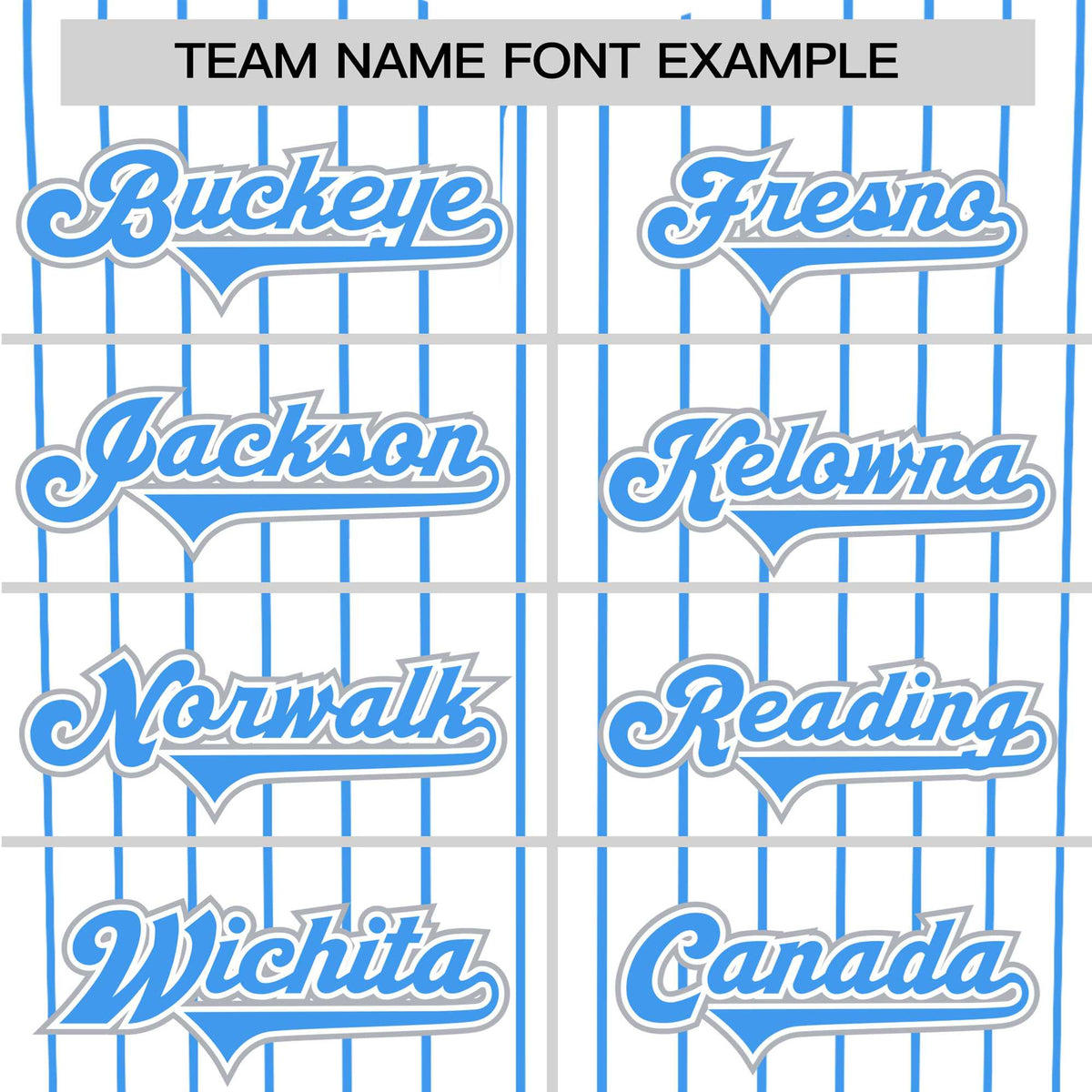 Custom White Blue Pinstripe White-Blue Gray Authentic Baseball Jersey