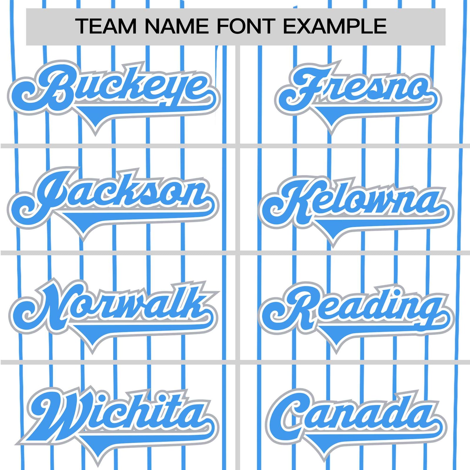 Custom White Blue Pinstripe White-Blue Gray Authentic Baseball Jersey