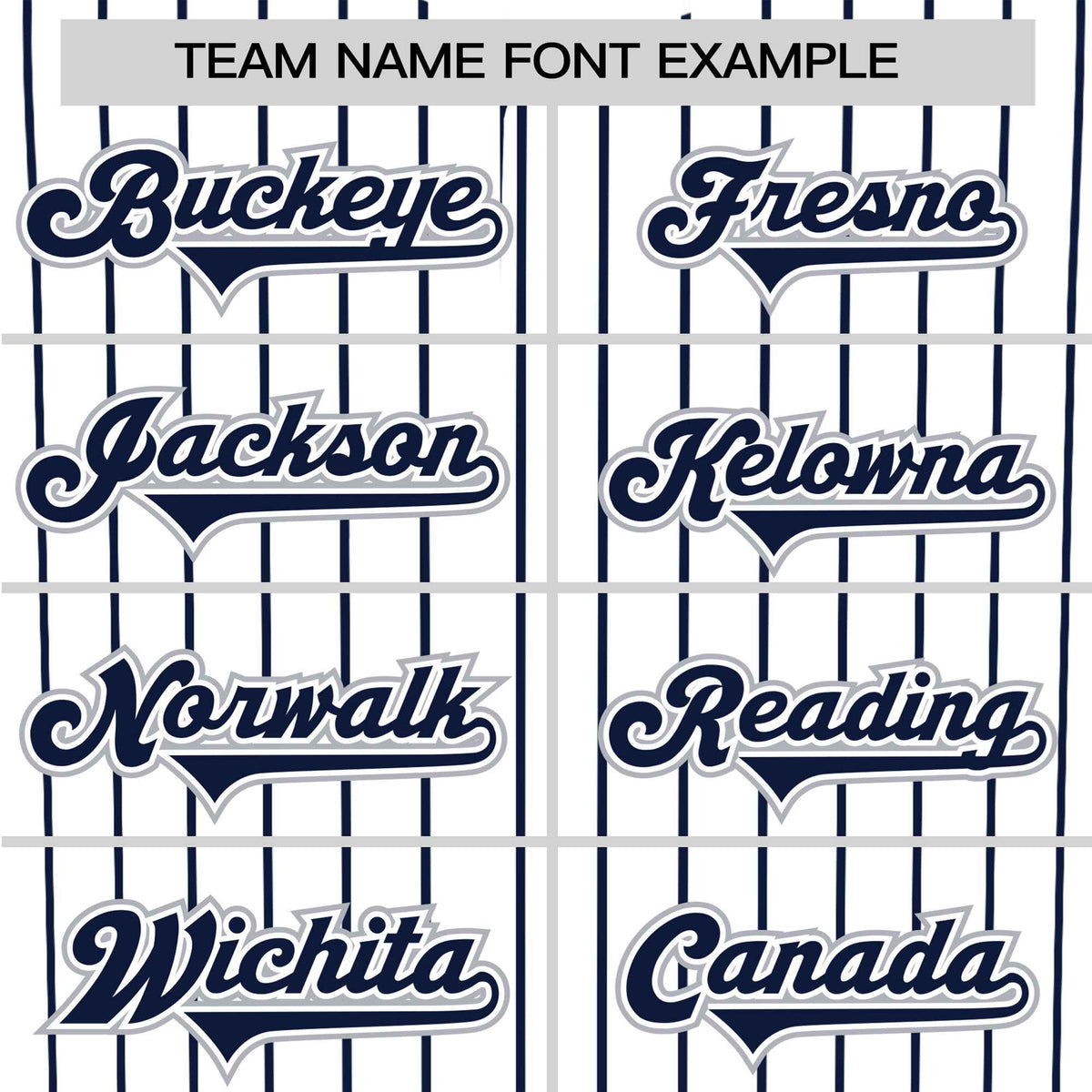 Custom White Navy Pinstripe White-Navy Authentic Baseball Jersey