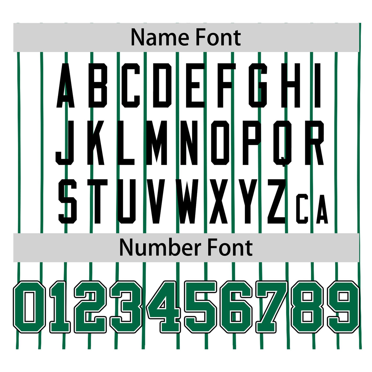 Custom White Kelly-Green Pinstripe White Kelly-Green Black Authentic Baseball Jersey