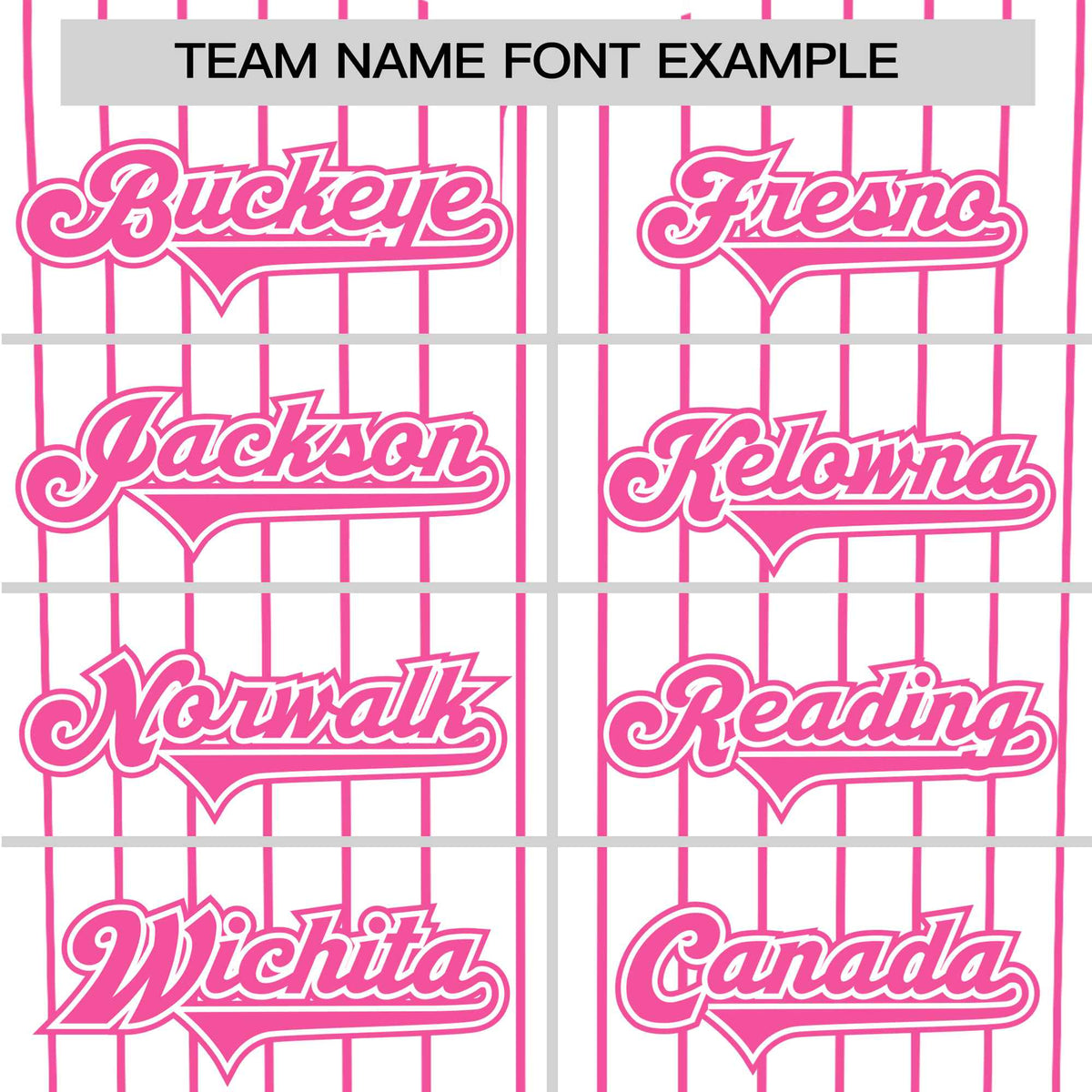 Custom White Pink Pinstripe White-Pink Authentic Baseball Jersey