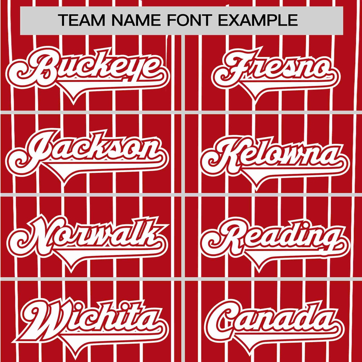 Custom Red White Pinstripe White-Red Authentic Baseball Jersey