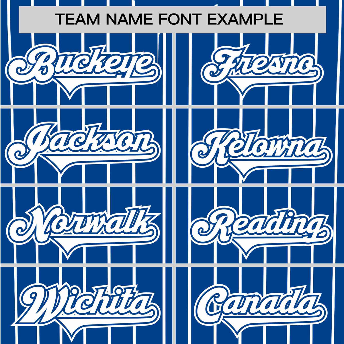 Custom Blue White Pinstripe White-Blue Authentic Baseball Jersey