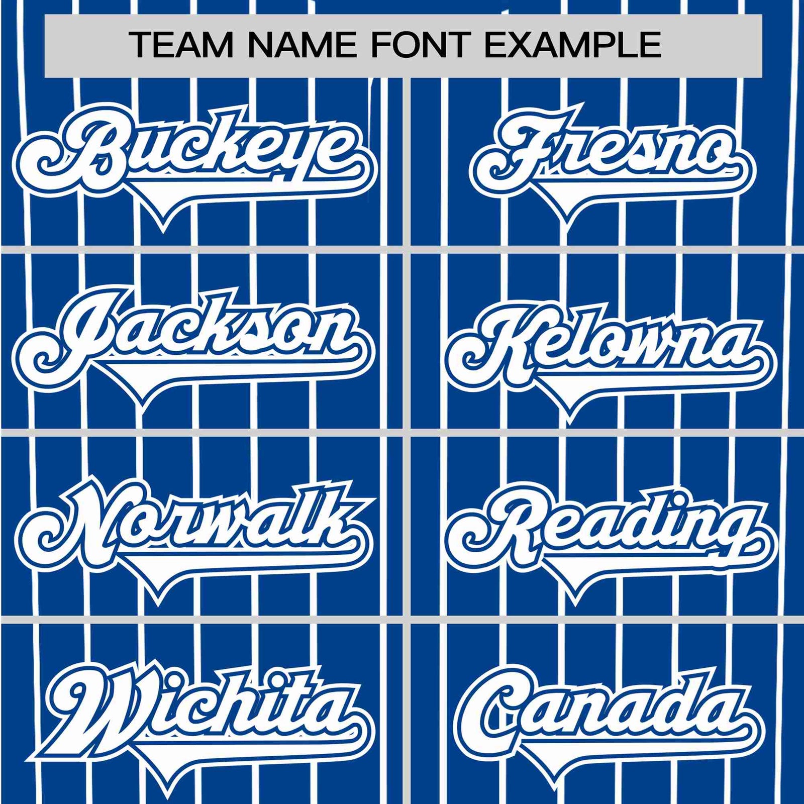 Custom Blue White Pinstripe White-Blue Authentic Baseball Jersey