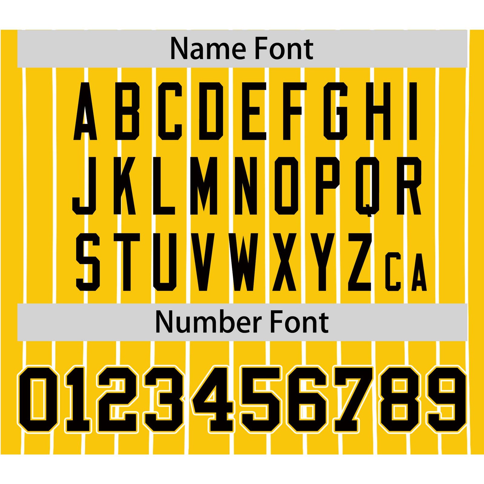 Custom Yellow White Pinstripe Black-White Authentic Baseball Jersey