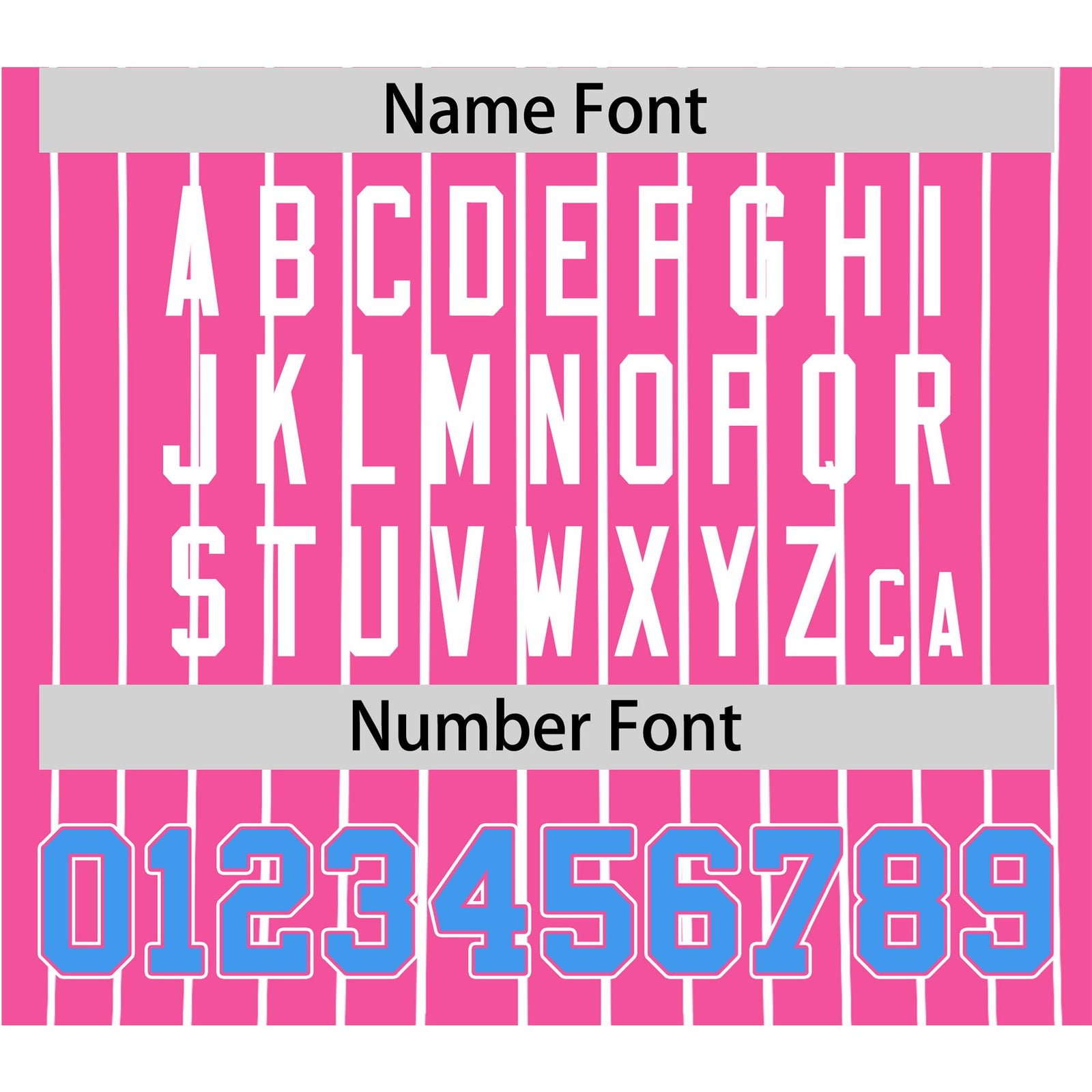 Custom Pink Blue Pinstripe Blue-White Authentic Baseball Jersey