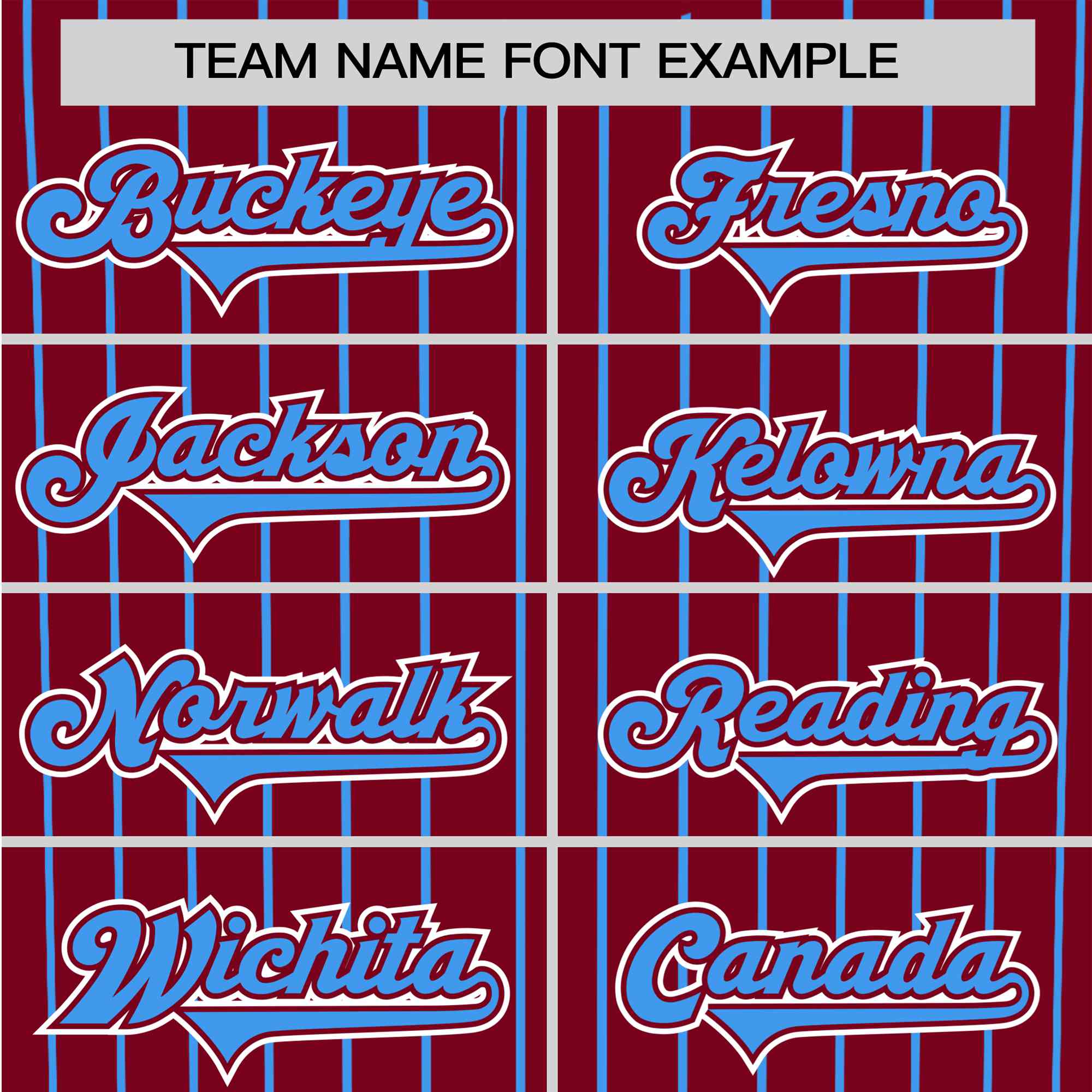 Custom Crimson Blue Pinstripe Blue-White Authentic Baseball Jersey