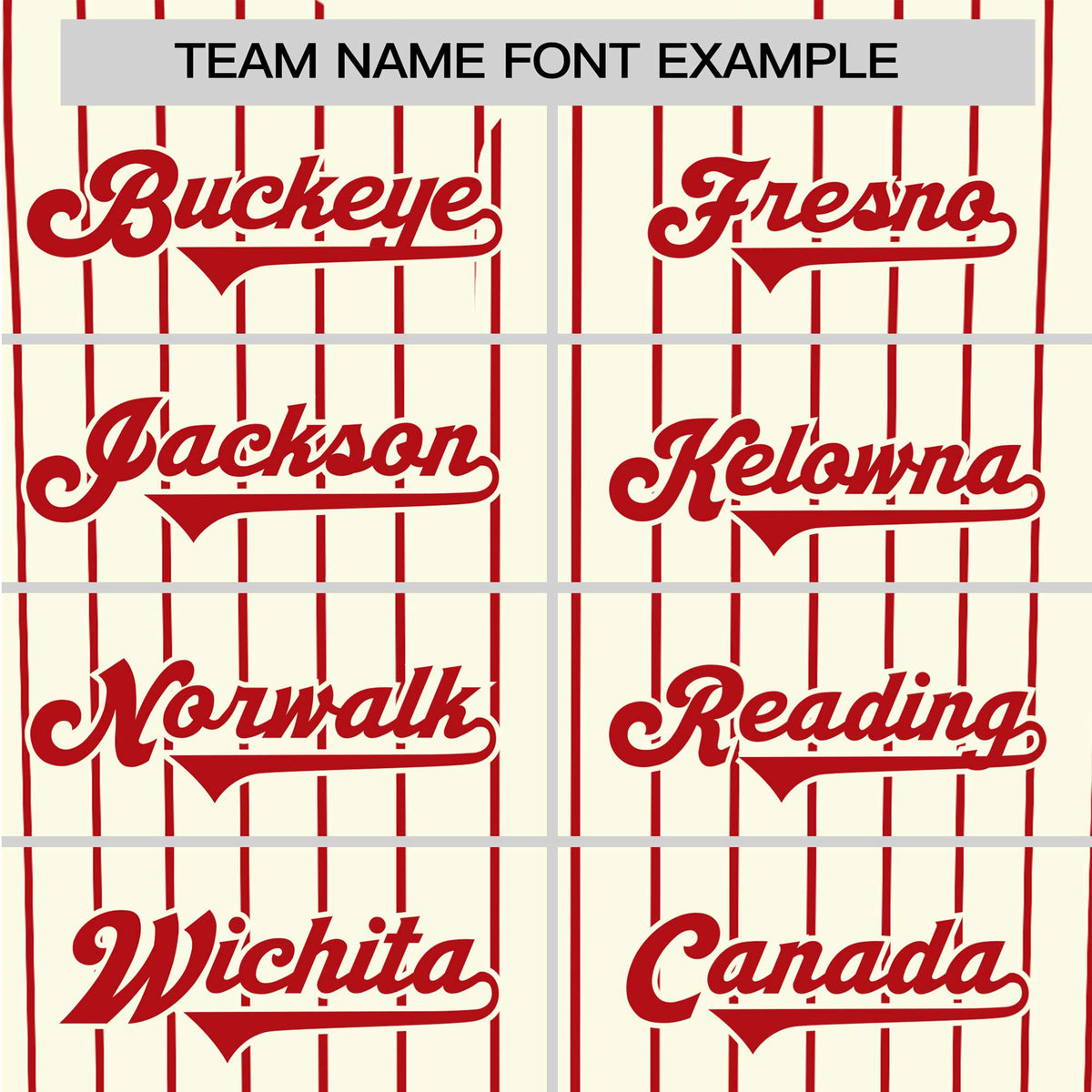 Custom Cream Red Pinstripe Red-White Authentic Baseball Jersey