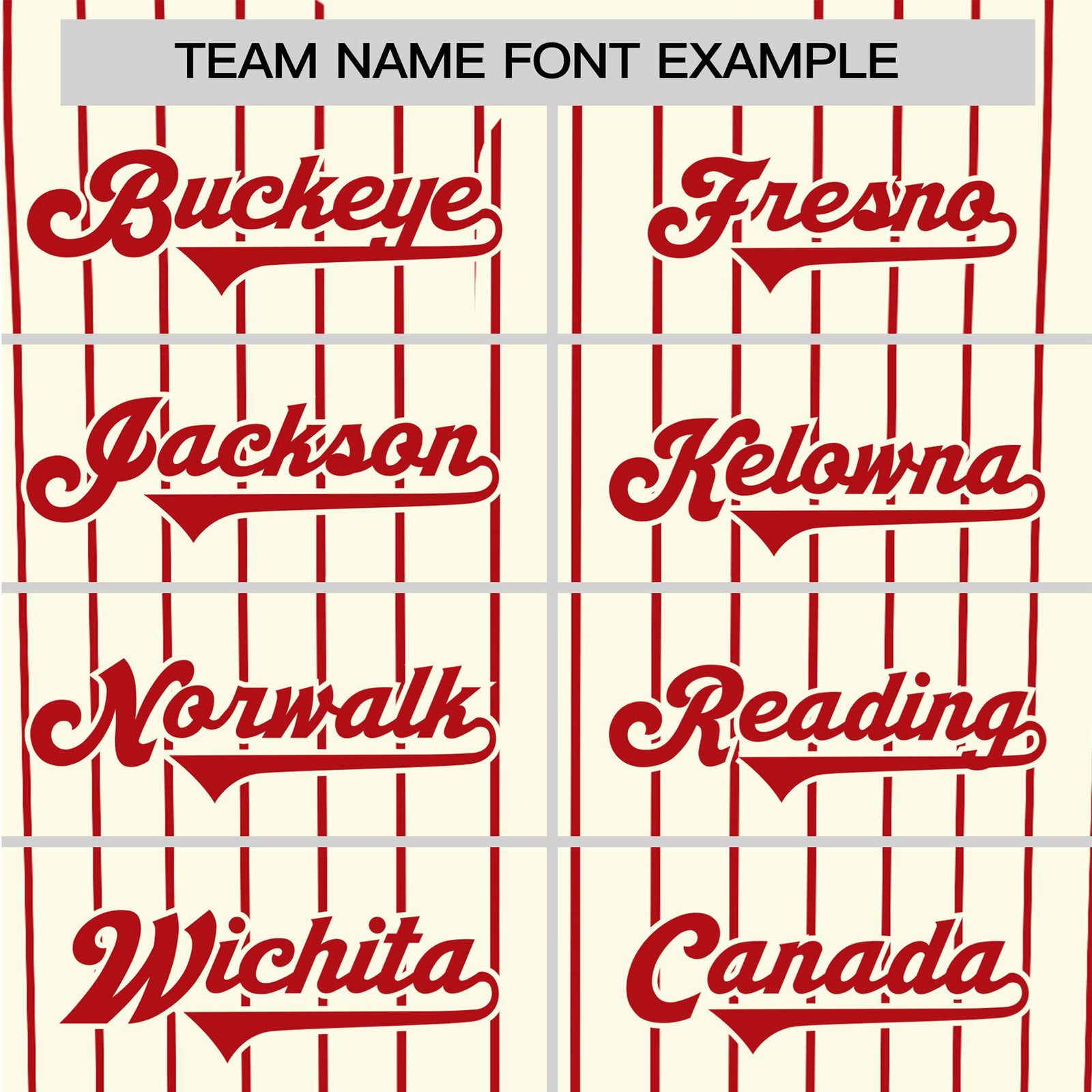 Custom Cream Red Pinstripe Red-White Authentic Baseball Jersey