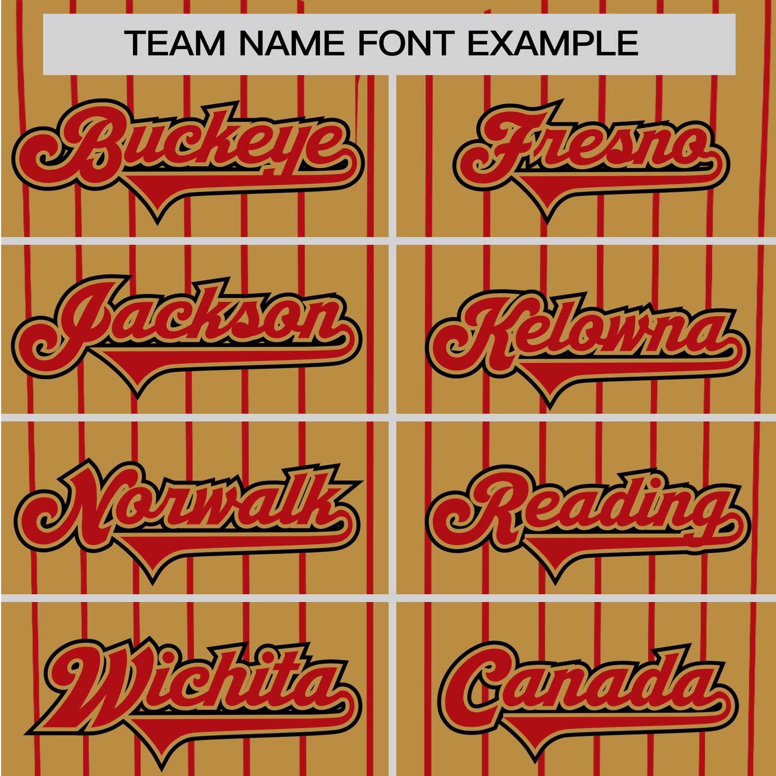 Custom Brwon Red Pinstripe Red-Black Authentic Baseball Jersey